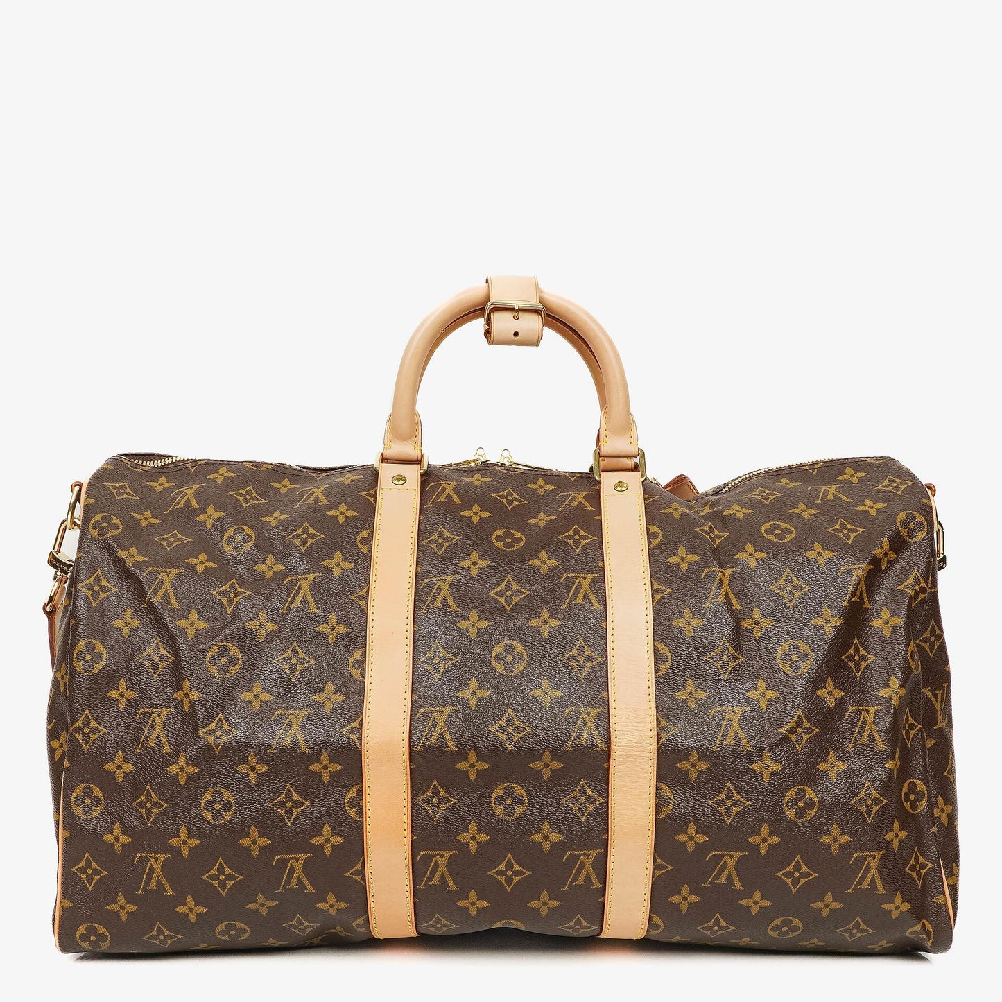 Louis Vuitton Keepall 50 Bandoulière Monogram Canvas Travel Bag