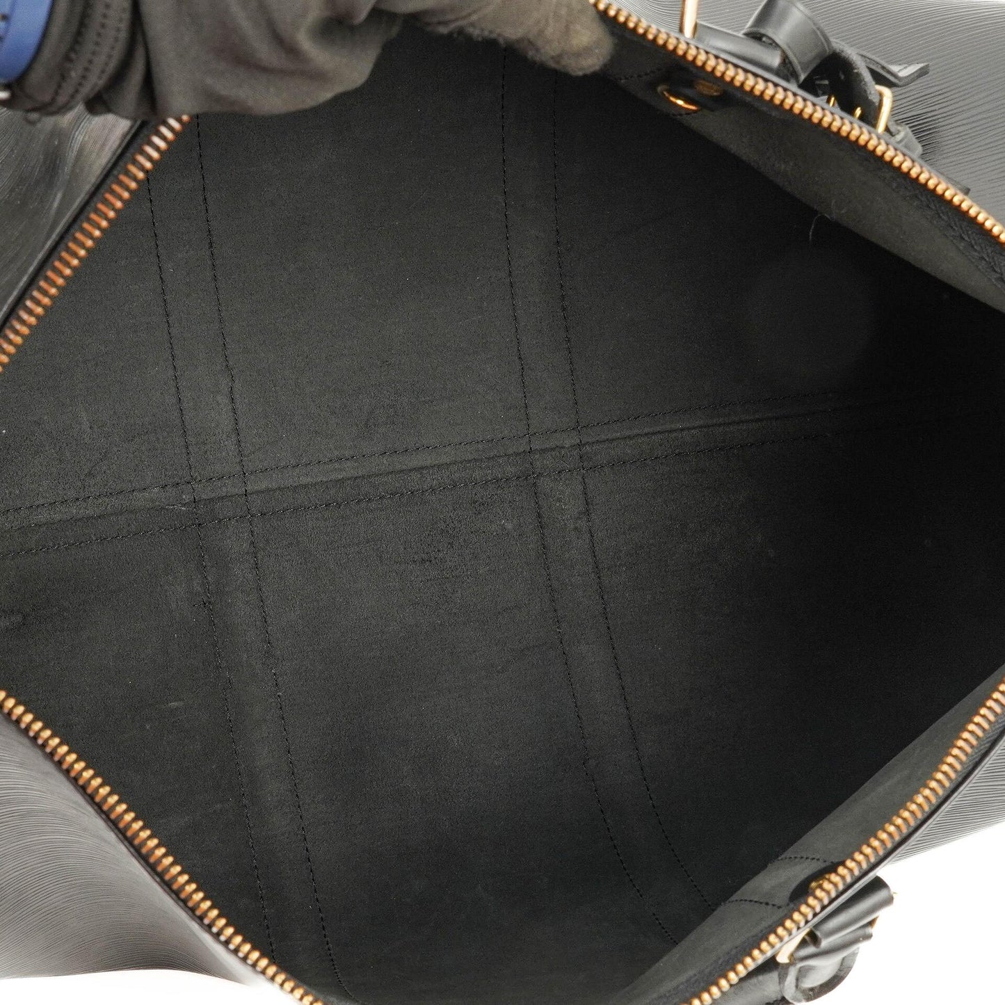 Louis Vuitton Keepall 50 Black EPI Leather Travel Bag, 1993