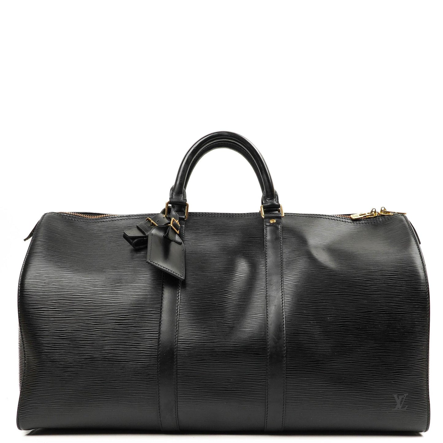Louis Vuitton Keepall 50 Black EPI Leather Travel Bag, 1993