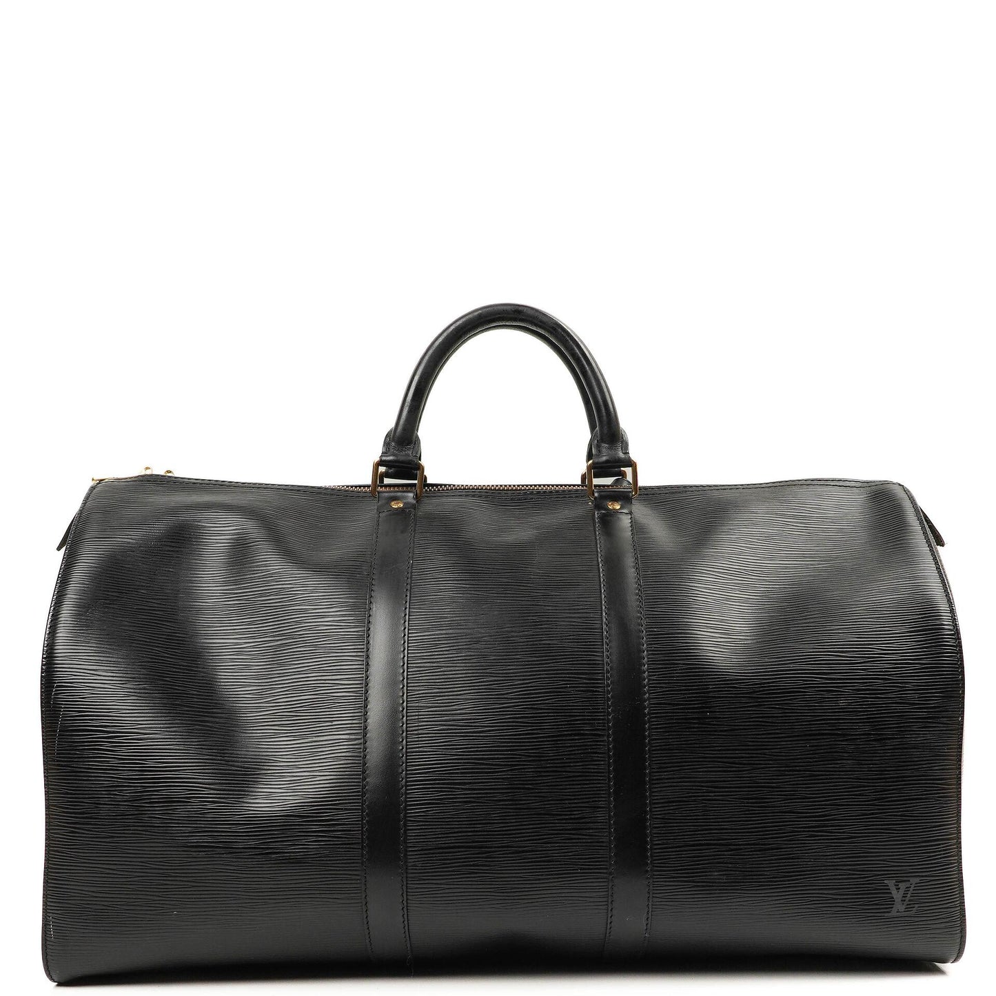 Louis Vuitton Keepall 50 Black EPI Leather Travel Bag, 1993