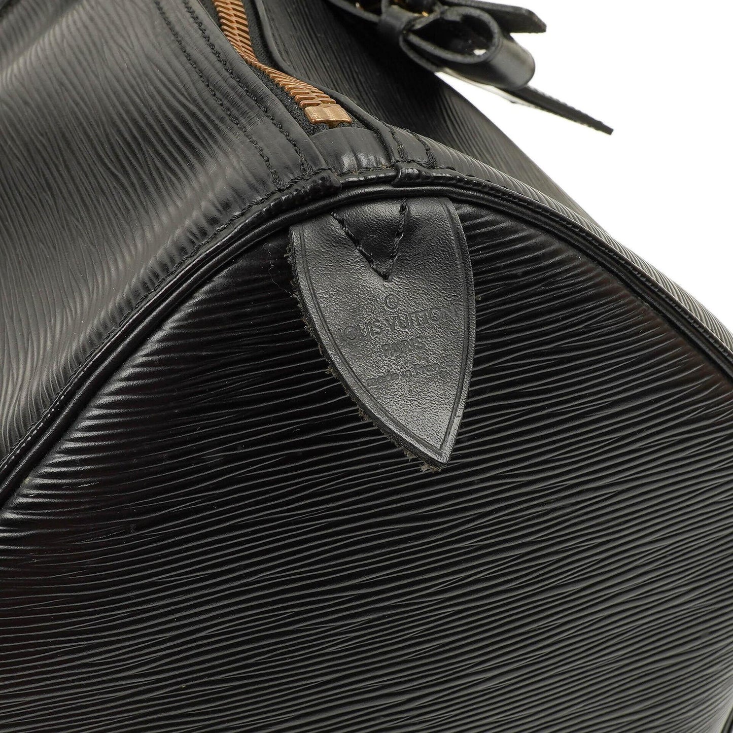 Louis Vuitton Keepall 50 Black EPI Leather Travel Bag, 1993