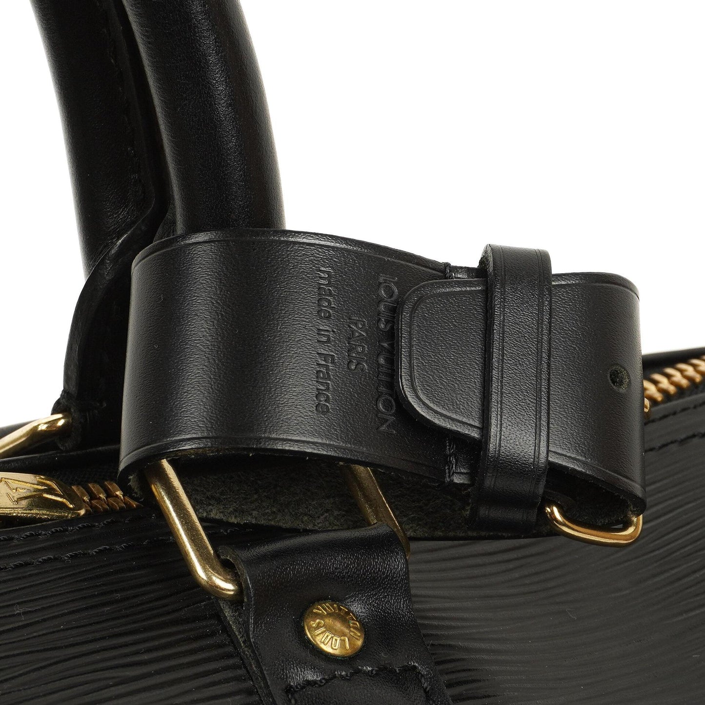 Louis Vuitton Keepall 50 Black EPI Leather Travel Bag