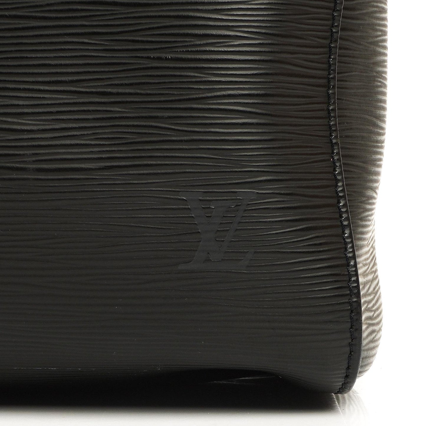 Louis Vuitton Keepall 50 Black EPI Leather Travel Bag