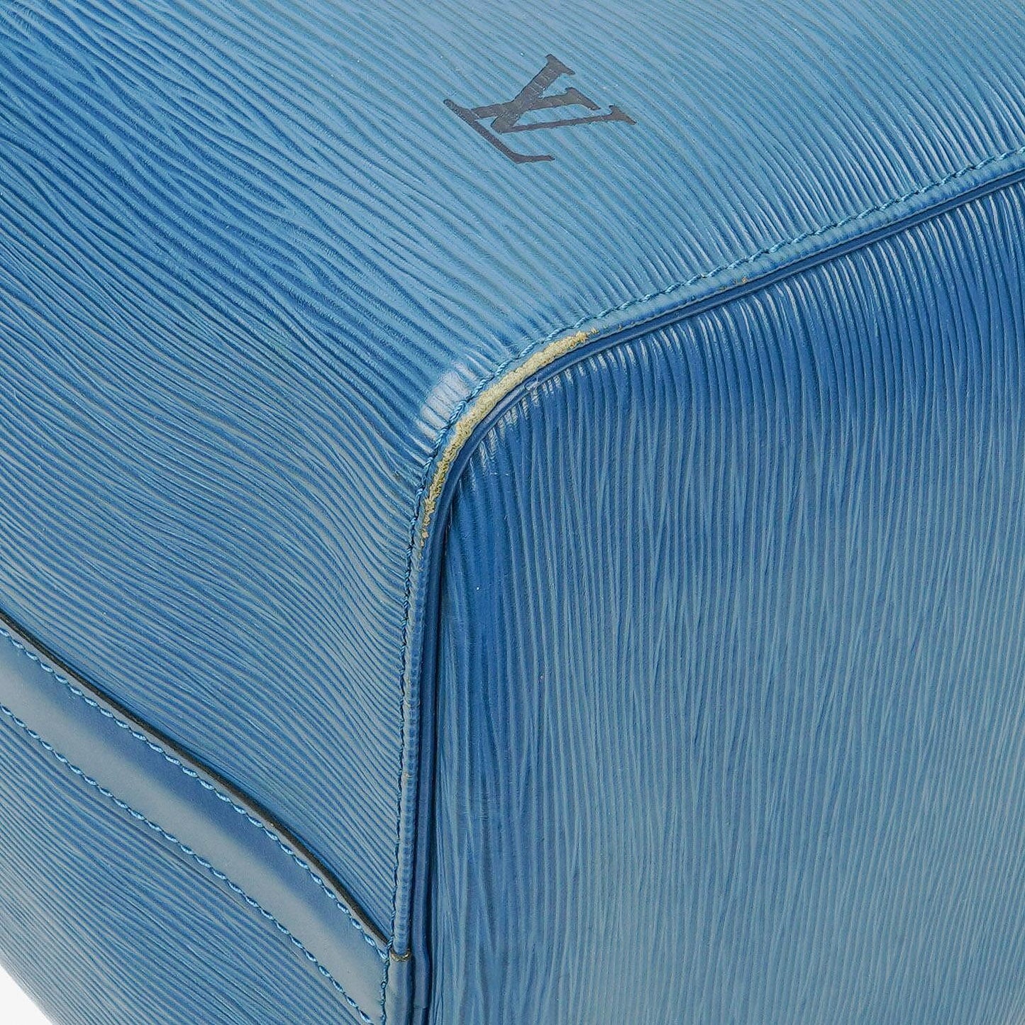Louis Vuitton Keepall 50 Blue EPI Leather Travel Bag
