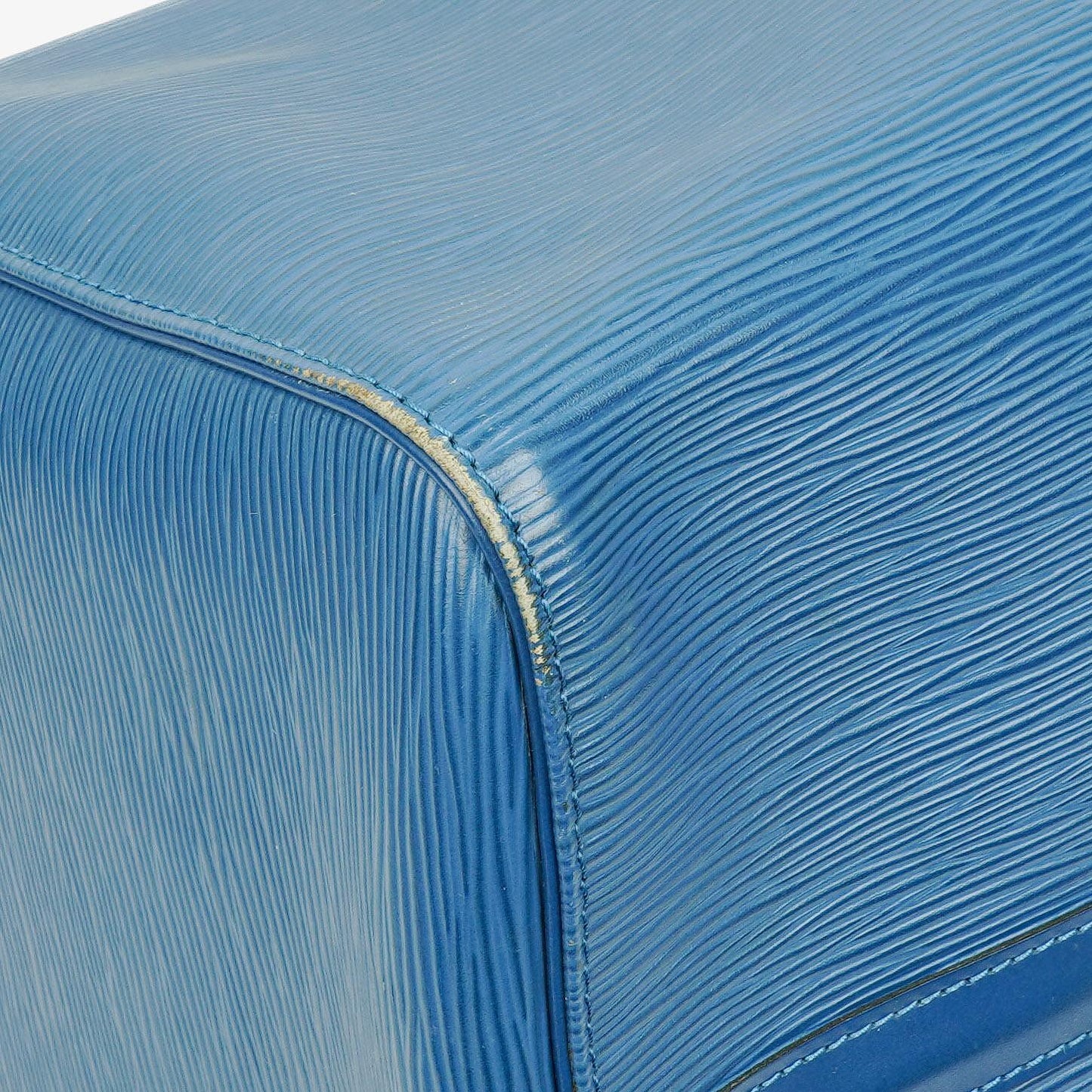 Louis Vuitton Keepall 50 Blue EPI Leather Travel Bag