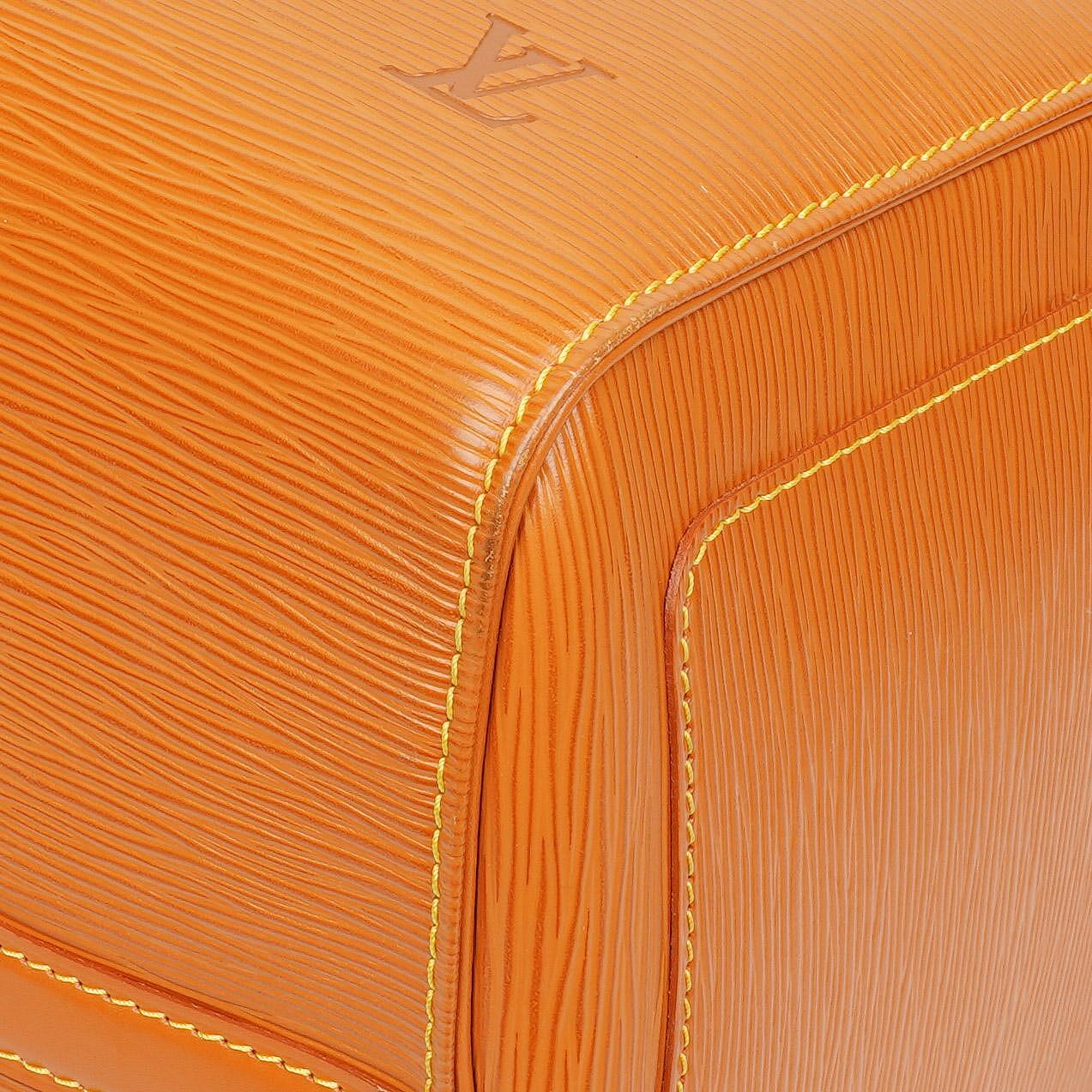 Louis Vuitton Keepall 50 Brown EPI Leather Travel Bag