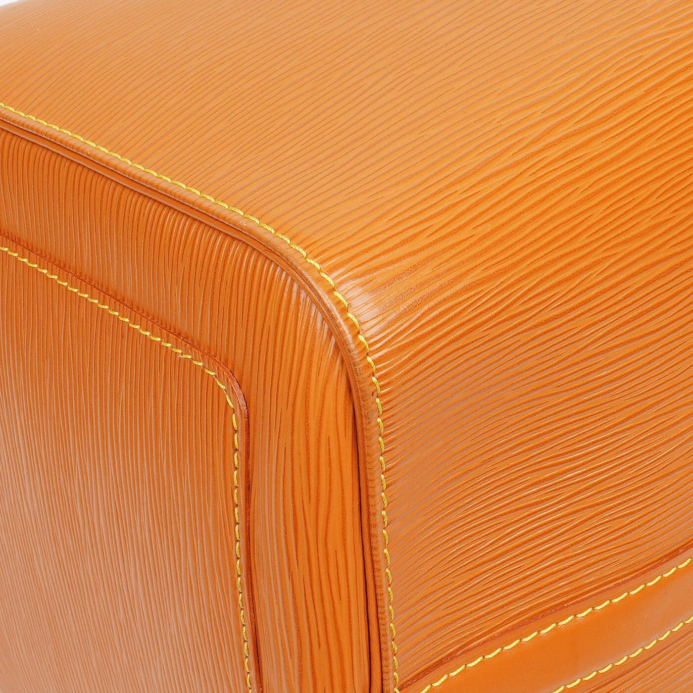 Louis Vuitton Keepall 50 Brown EPI Leather Travel Bag