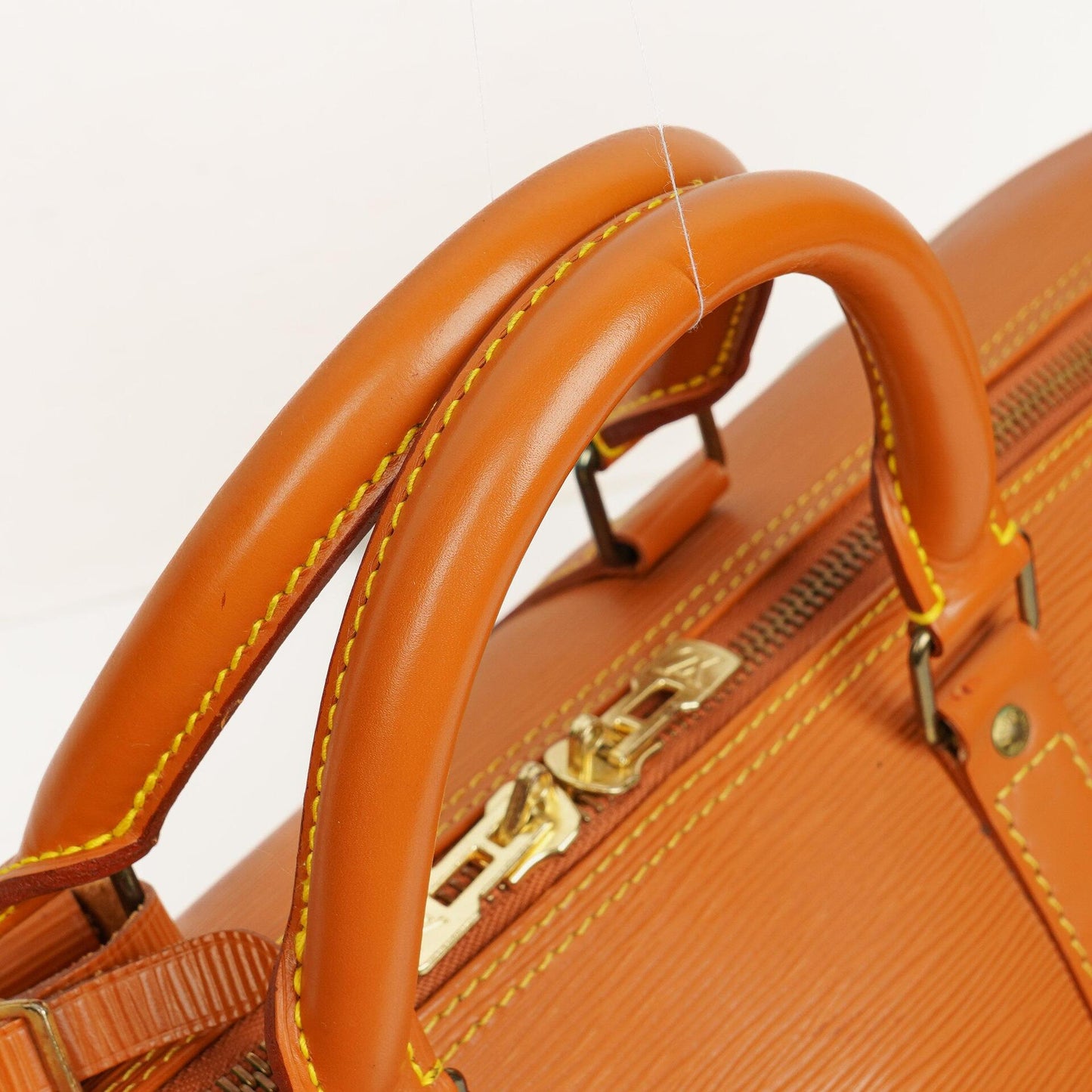 Louis Vuitton Keepall 50 Brown EPI Leather Travel Bag