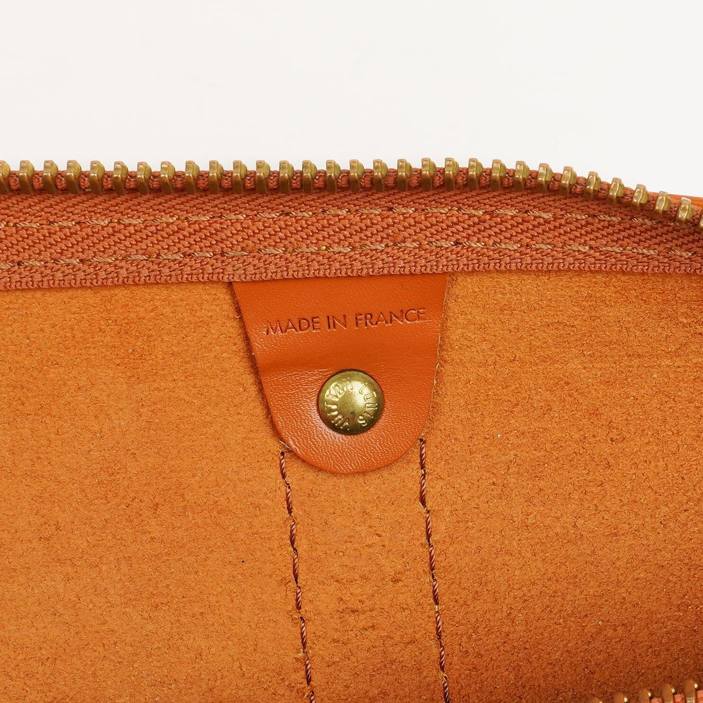 Louis Vuitton Keepall 50 Brown EPI Leather Travel Bag