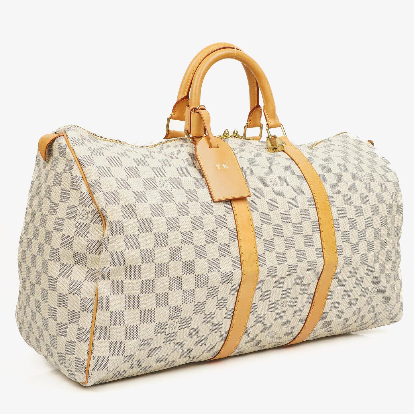 Louis Vuitton Keepall 50 Damier Azur Travel Bag