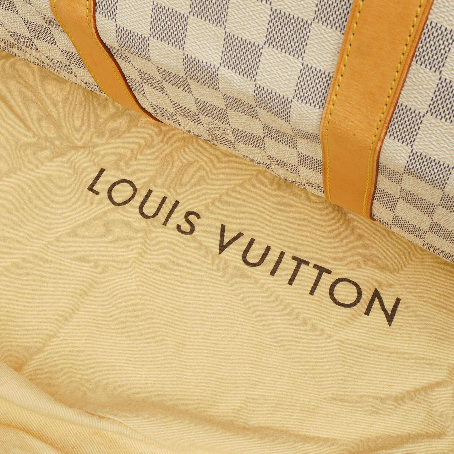 Louis Vuitton Keepall 50 Damier Azur Travel Bag