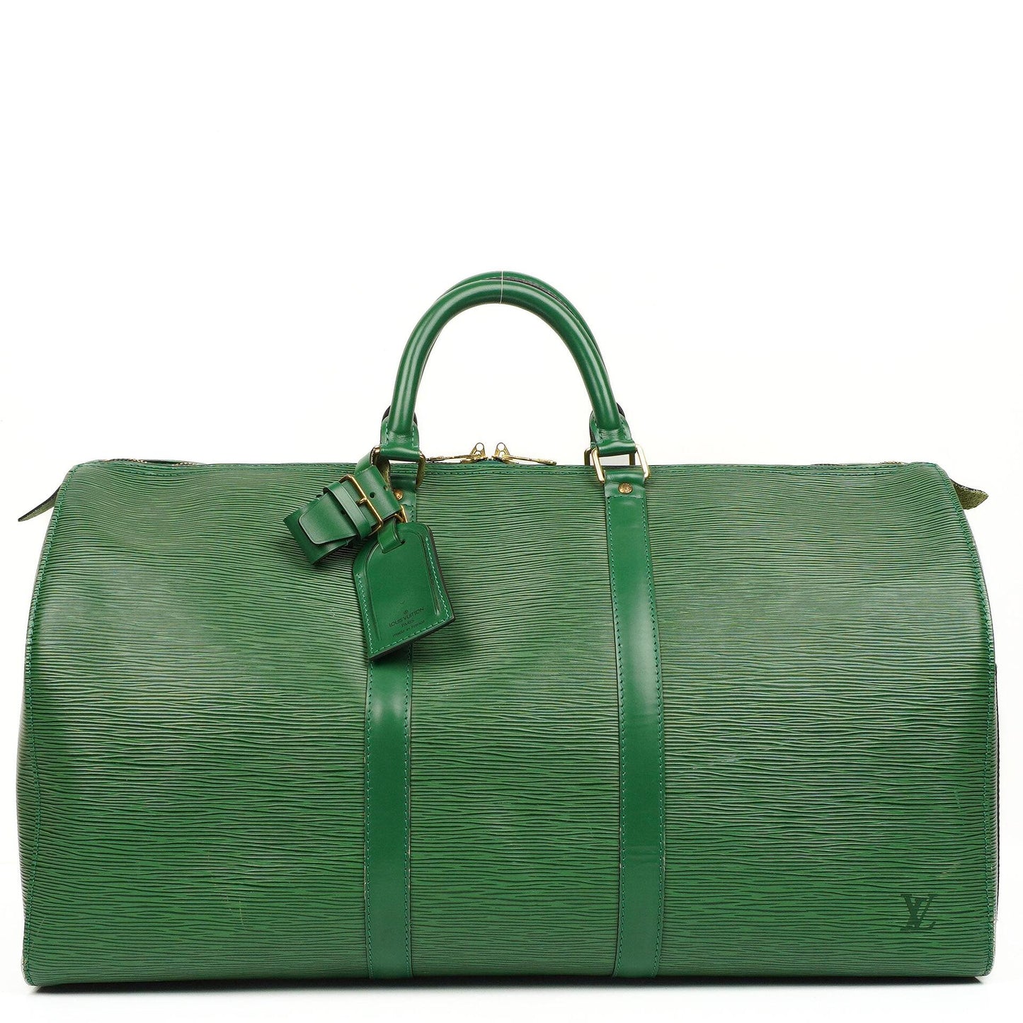 Louis Vuitton Keepall 50 Green EPI Leather Travel Bag, 1995