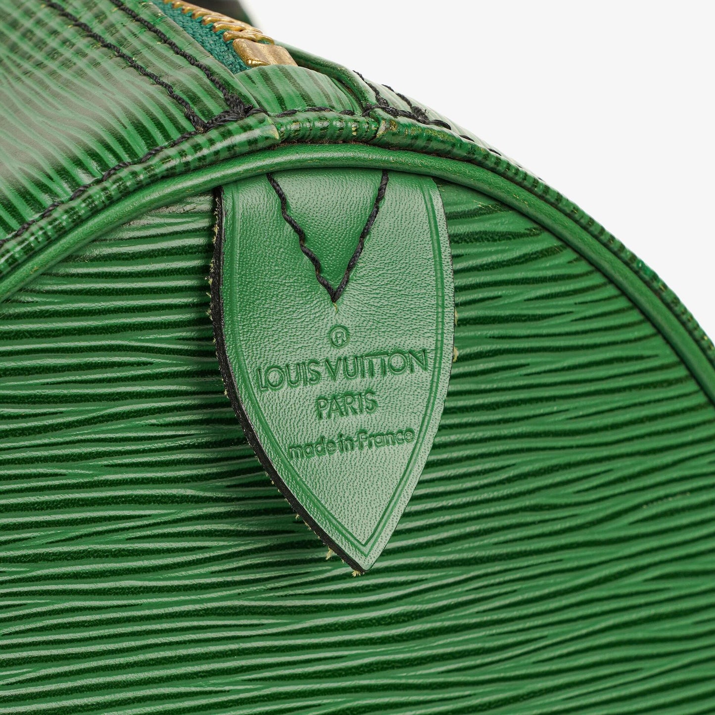 Louis Vuitton Keepall 50 Green EPI Leather Travel Bag
