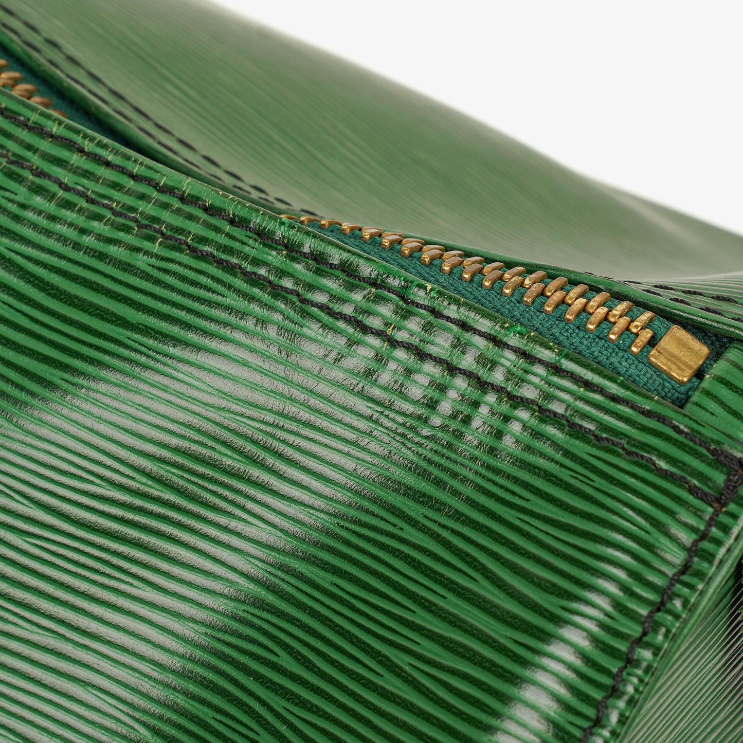 Louis Vuitton Keepall 50 Green EPI Leather Travel Bag