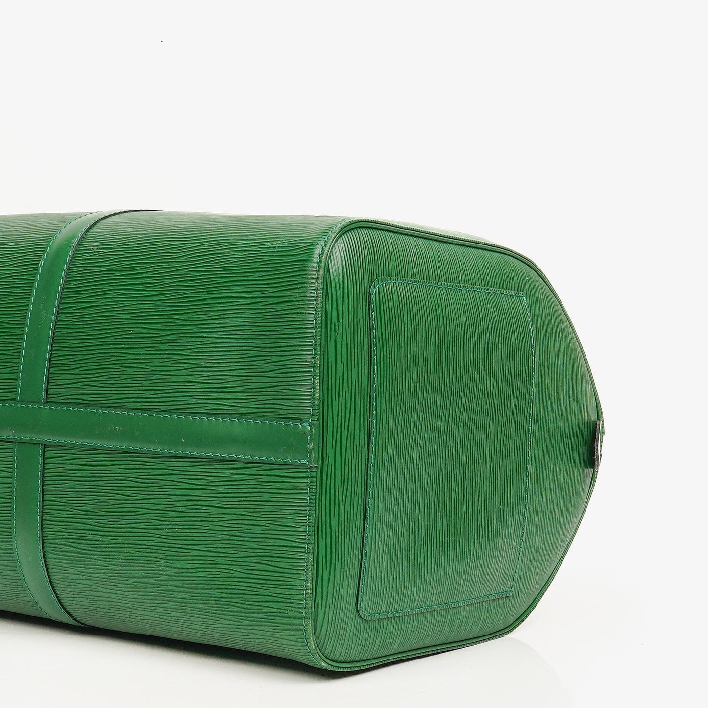 Louis Vuitton Keepall 50 Green EPI Leather Travel Bag