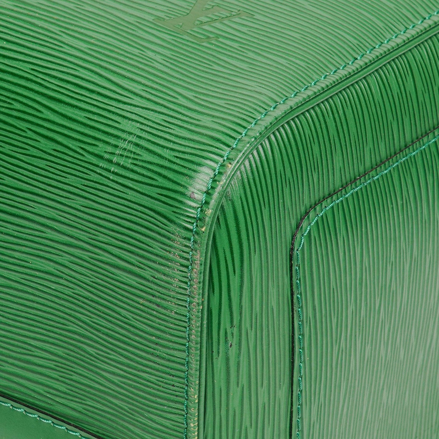 Louis Vuitton Keepall 50 Green EPI Leather Travel Bag