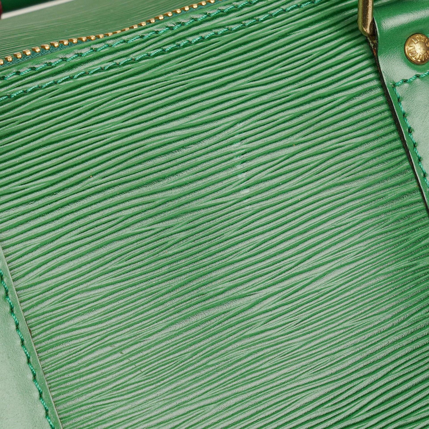 Louis Vuitton Keepall 50 Green EPI Leather Travel Bag