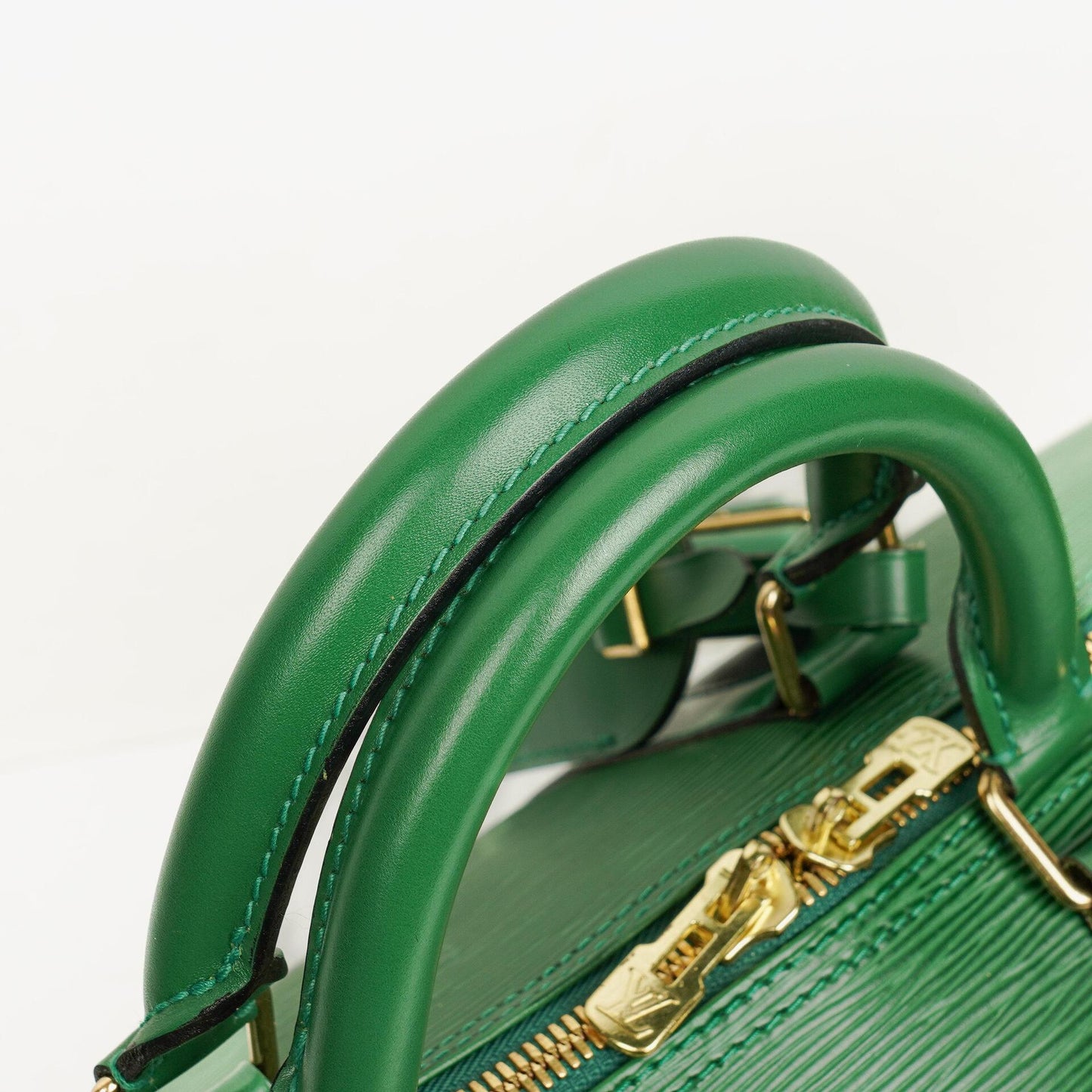 Louis Vuitton Keepall 50 Green EPI Leather Travel Bag