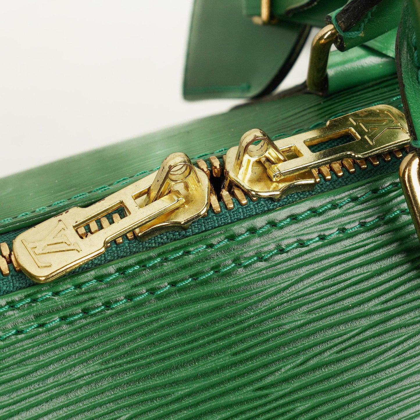 Louis Vuitton Keepall 50 Green EPI Leather Travel Bag
