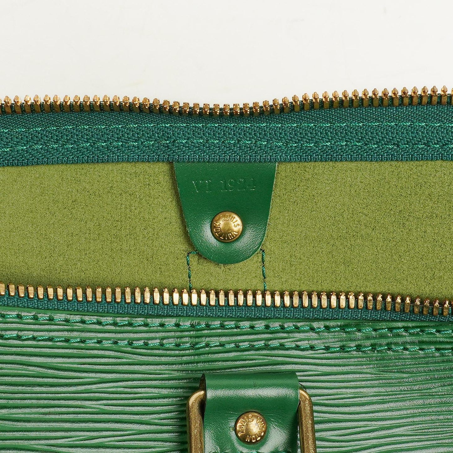 Louis Vuitton Keepall 50 Green EPI Leather Travel Bag
