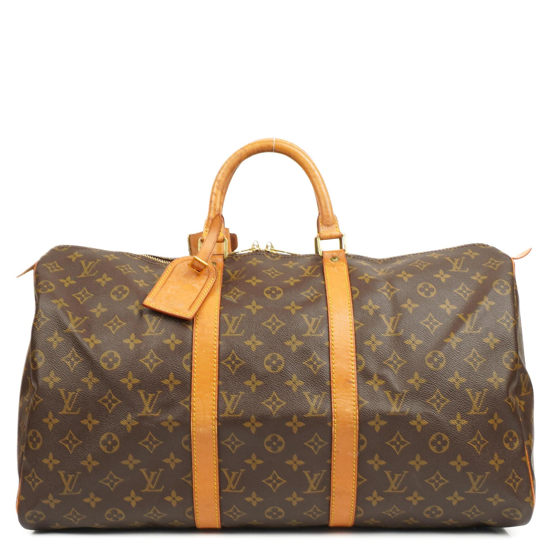 Louis Vuitton Keepall 50 Monogram Canvas Travel Bag