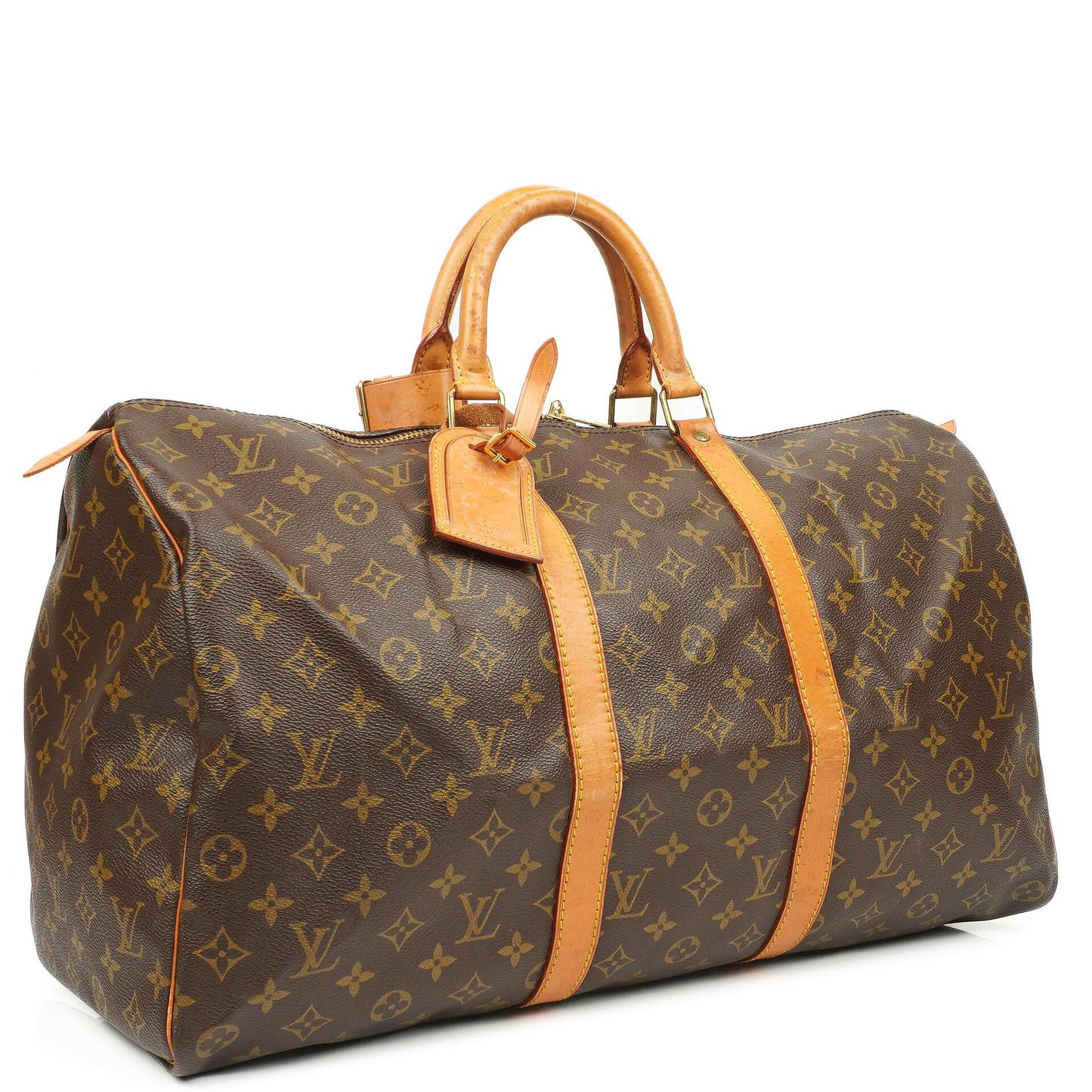 Louis Vuitton Keepall 50 Monogram Canvas Travel Bag
