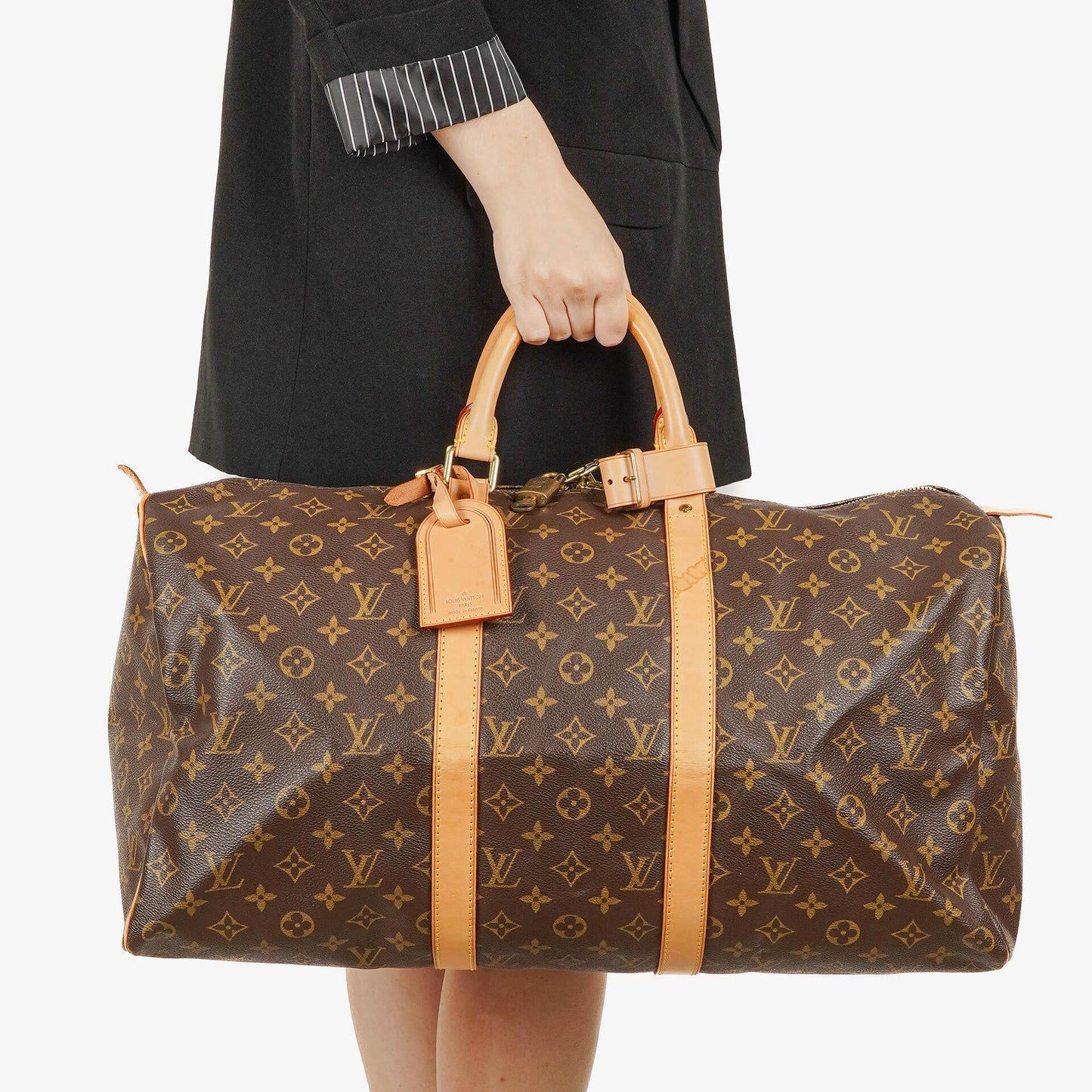 Louis Vuitton Keepall 50 Monogram Canvas Travel Bag