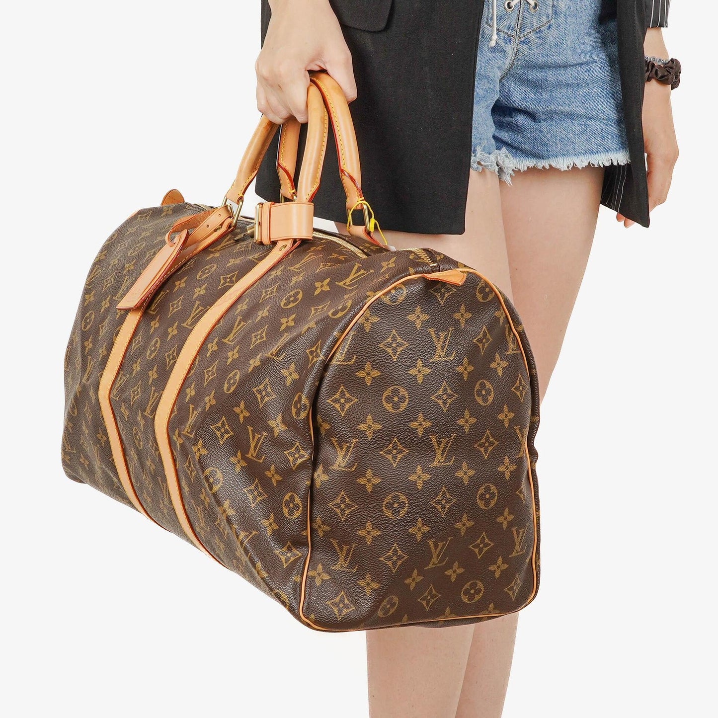 Louis Vuitton Keepall 50 Monogram Canvas Travel Bag