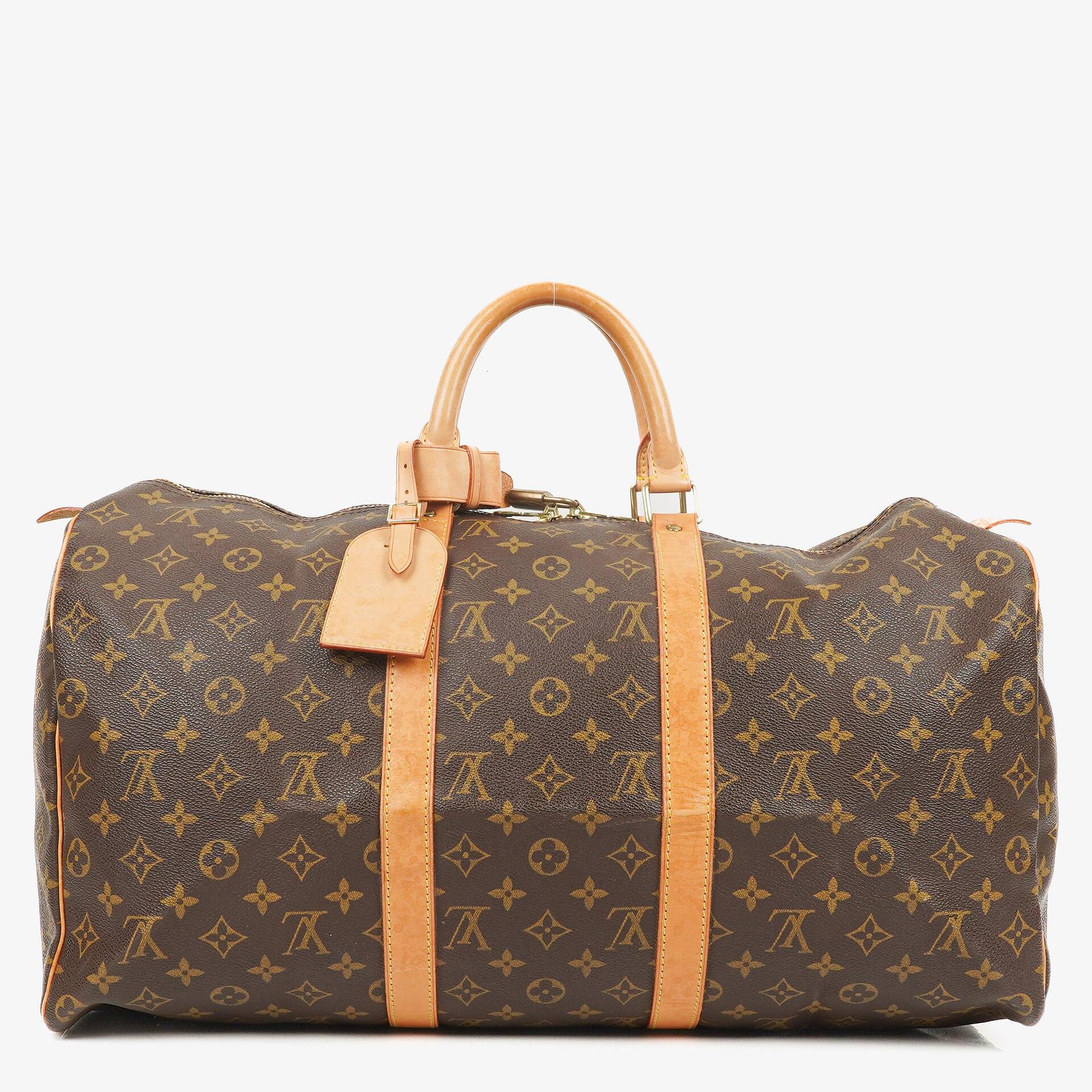 Louis Vuitton Keepall 50 Monogram Canvas Travel Bag