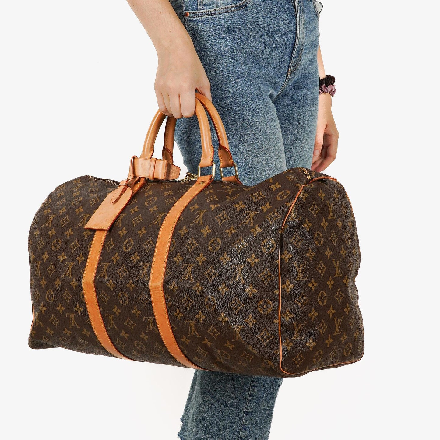Louis Vuitton Keepall 50 Monogram Canvas Travel Bag