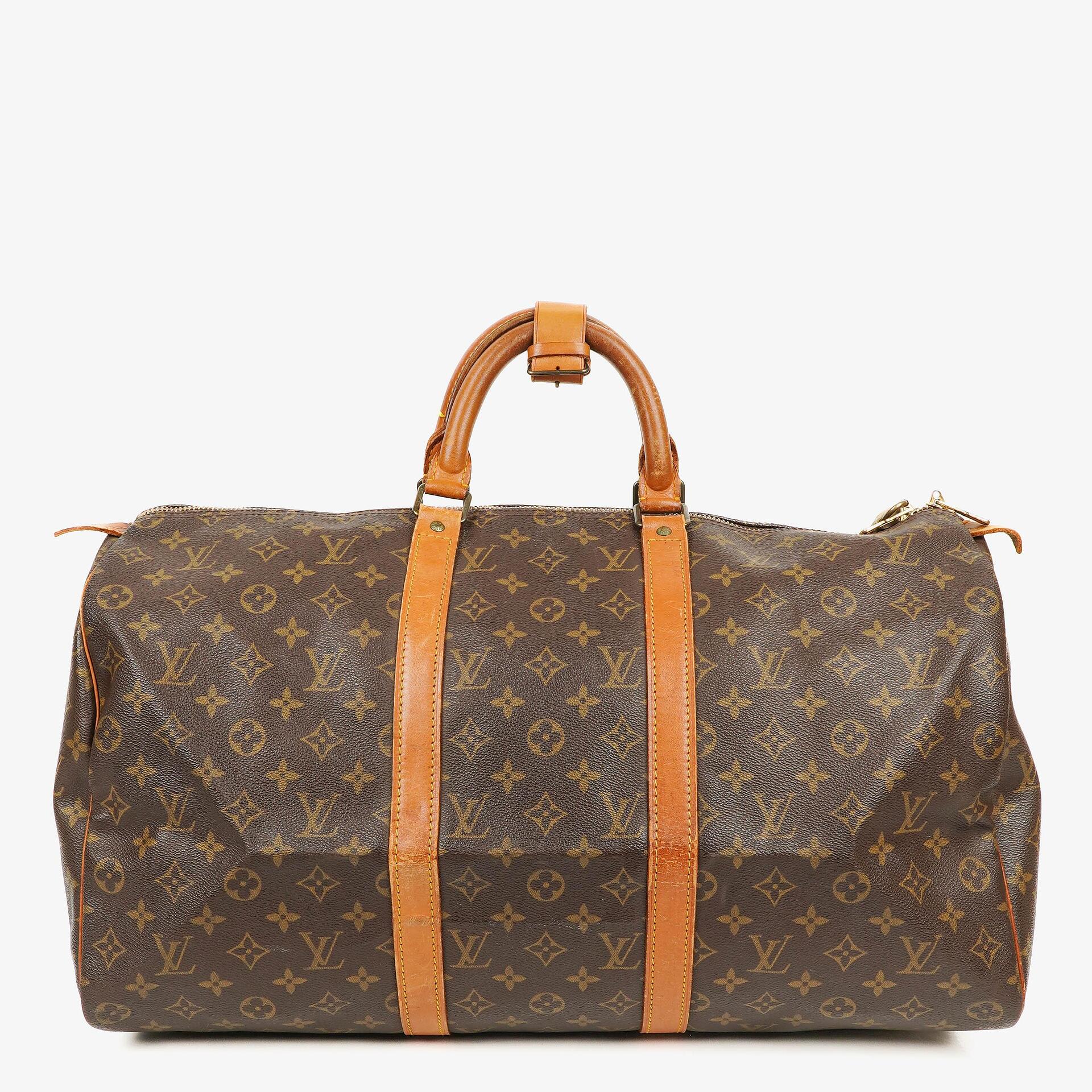 Louis Vuitton Keepall 50 Monogram Canvas Travel Bag