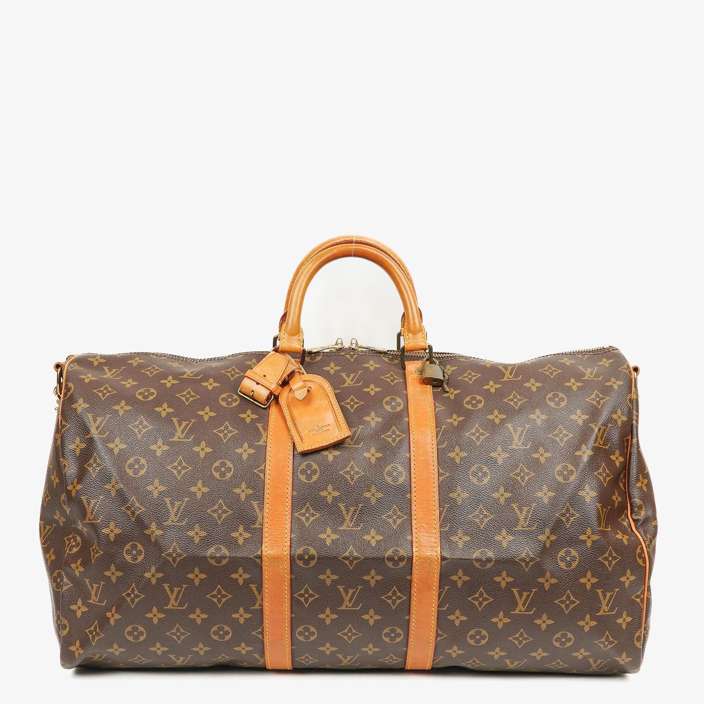 Louis Vuitton Keepall 55 Bandoulière Monogram Canvas Travel Bag