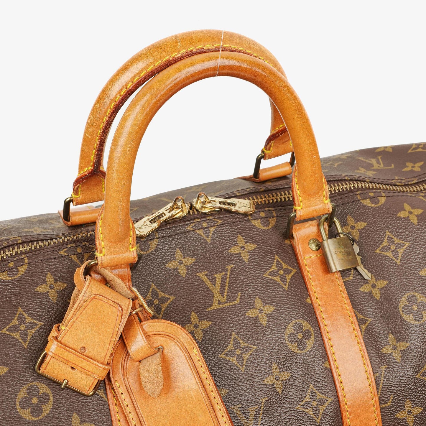Louis Vuitton Keepall 55 Bandoulière Monogram Canvas Travel Bag