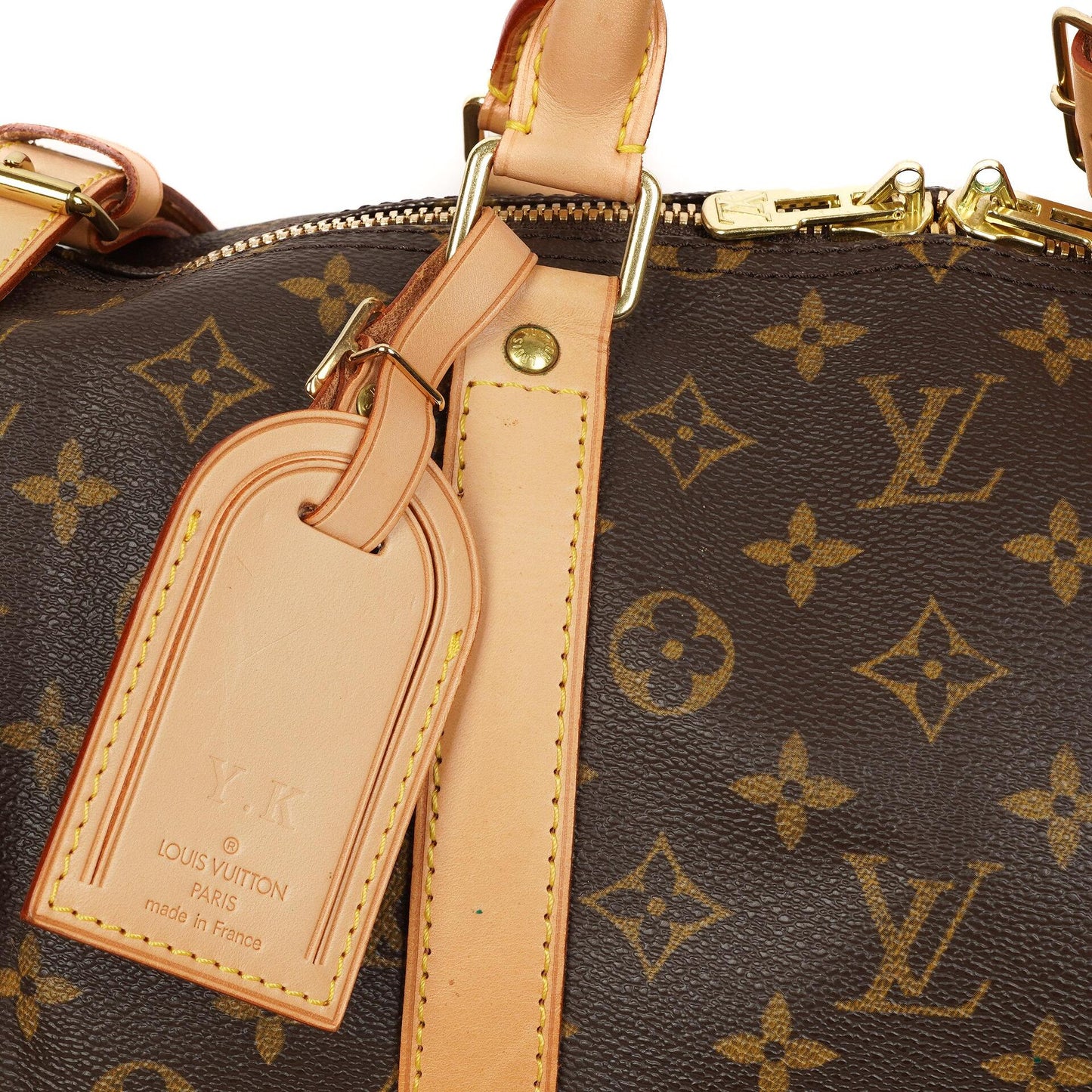 Louis Vuitton Keepall 55 Bandouliere Monogram Canvas Travel Bag