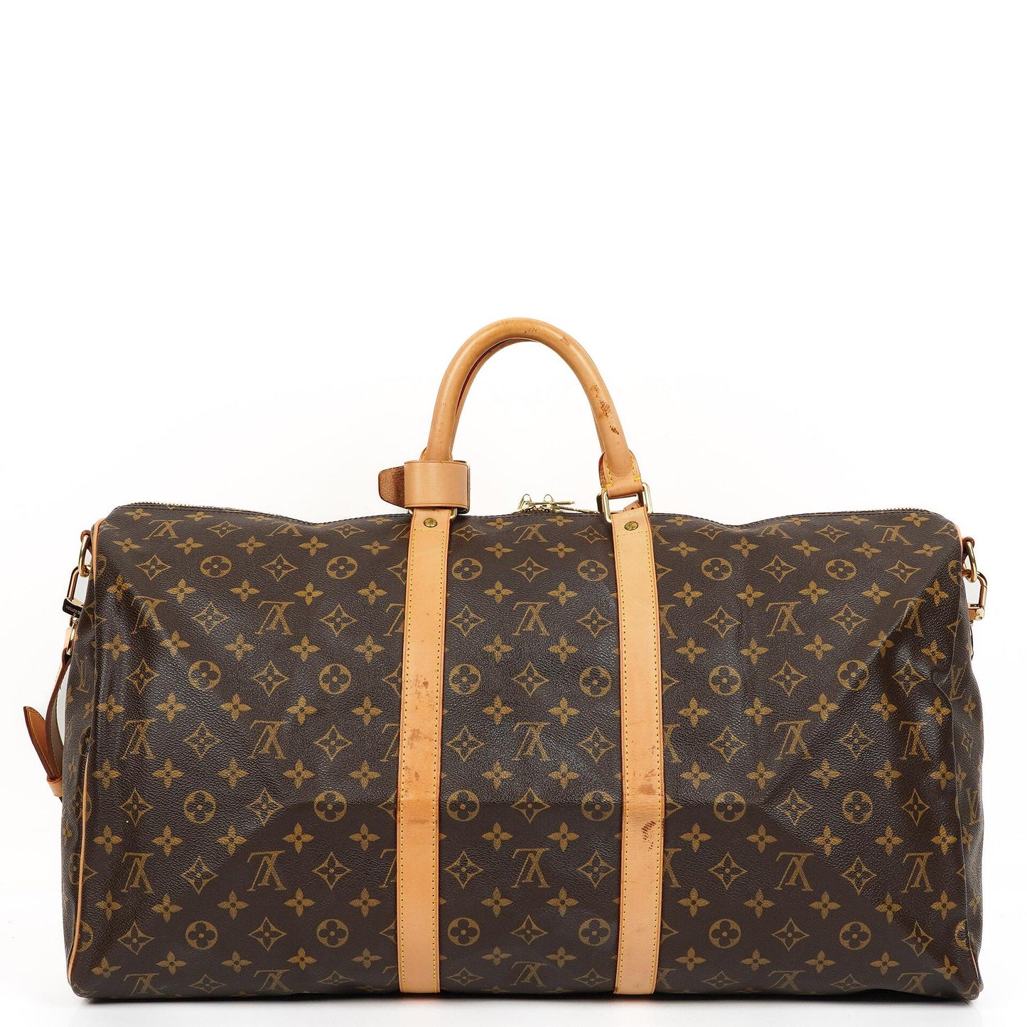 Louis Vuitton Keepall 55 Bandouliere Monogram Canvas Travel Bag