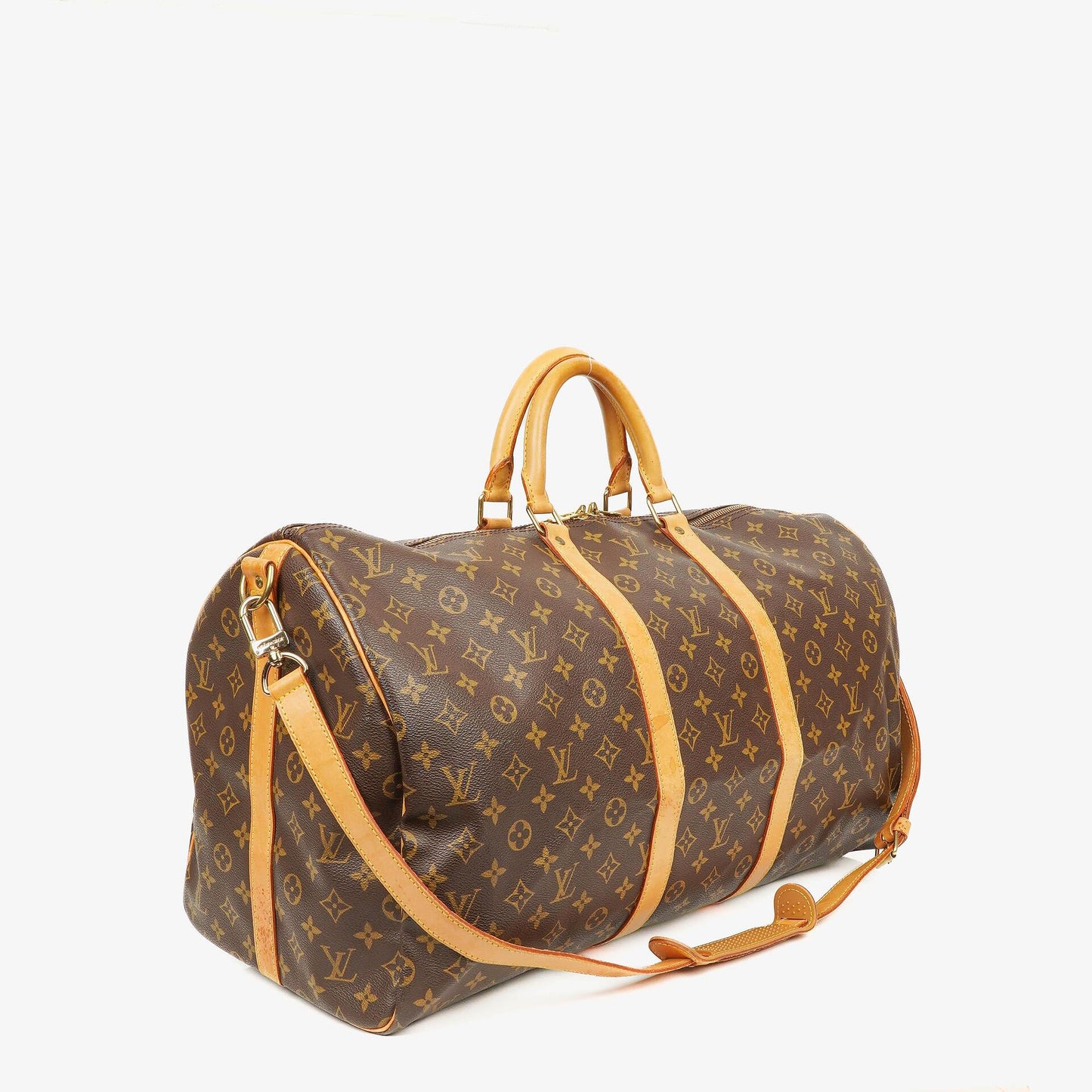 Louis Vuitton Keepall 55 Bandoulière Monogram Canvas Travel Bag