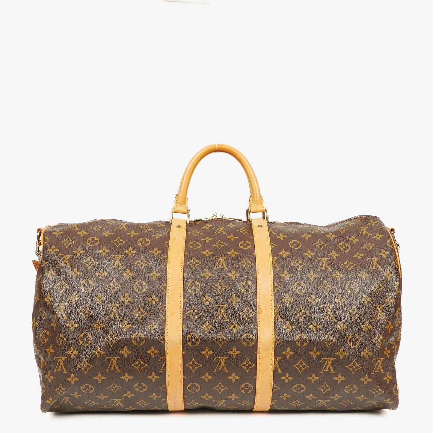Louis Vuitton Keepall 55 Bandoulière Monogram Canvas Travel Bag