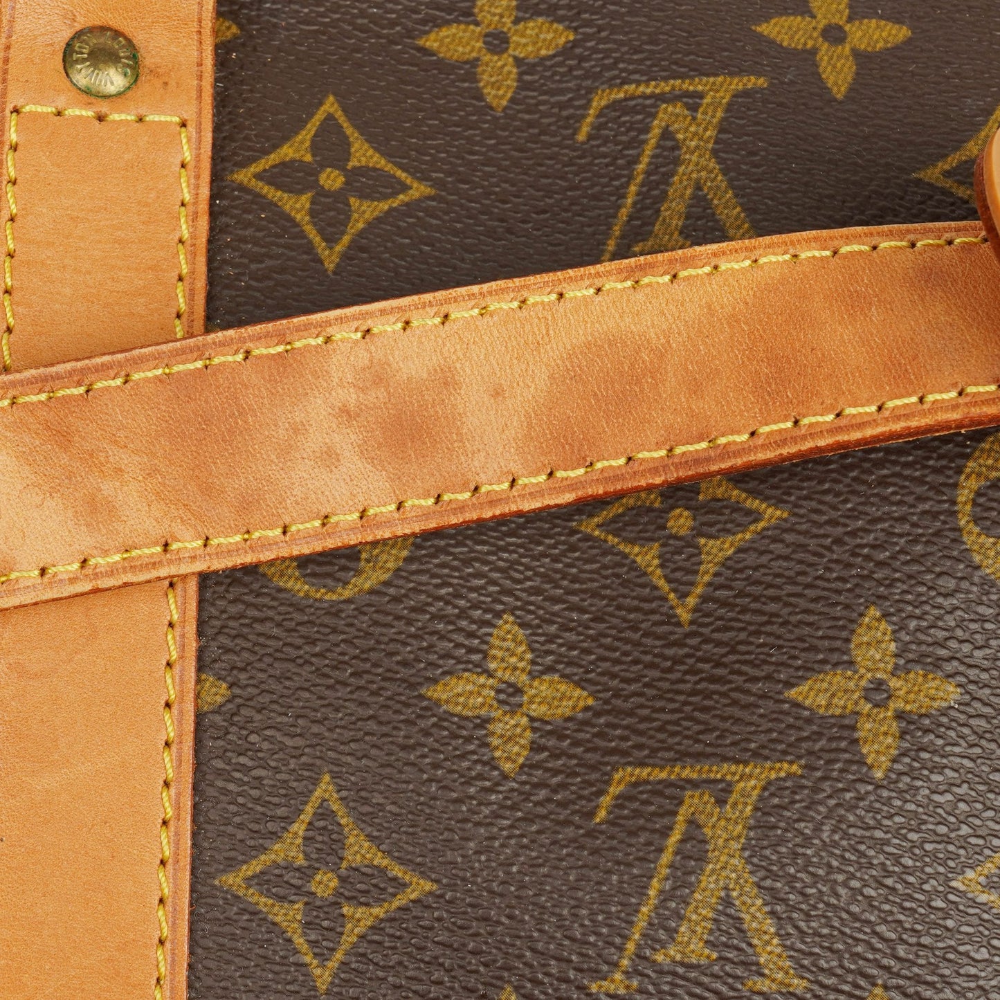 Louis Vuitton Keepall 55 Bandoulière Monogram Canvas Travel Bag