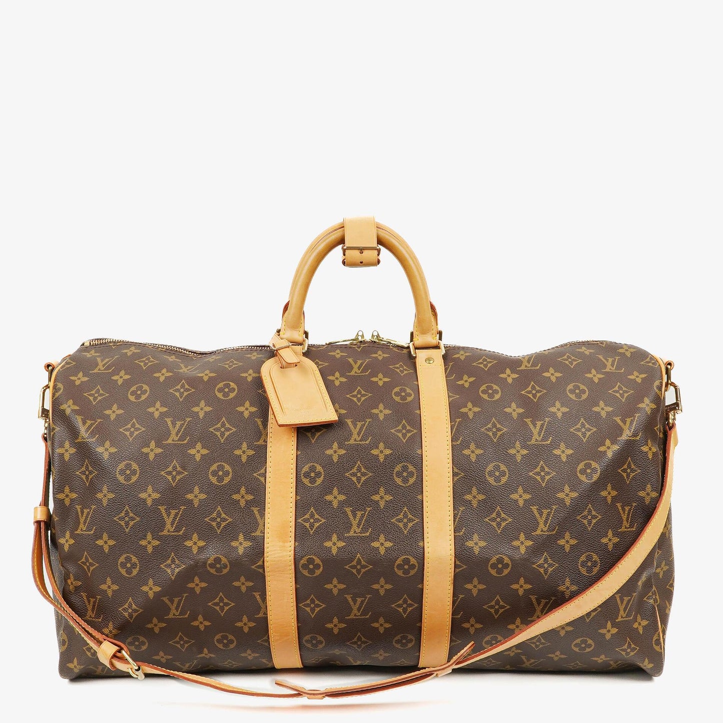 Louis Vuitton Keepall 55 Bandoulière Travel Bag in Monogram Canvas