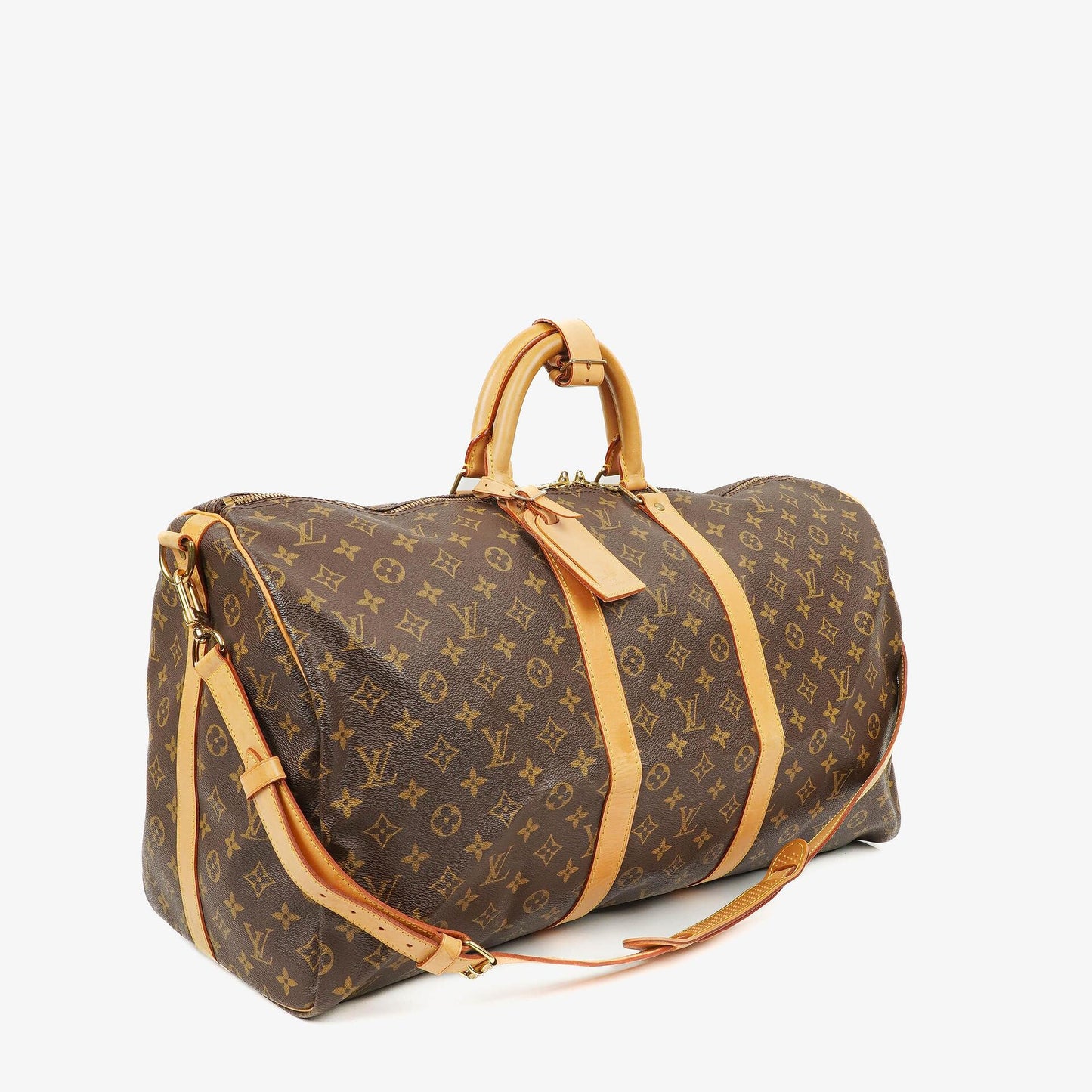 Louis Vuitton Keepall 55 Bandoulière Travel Bag in Monogram Canvas
