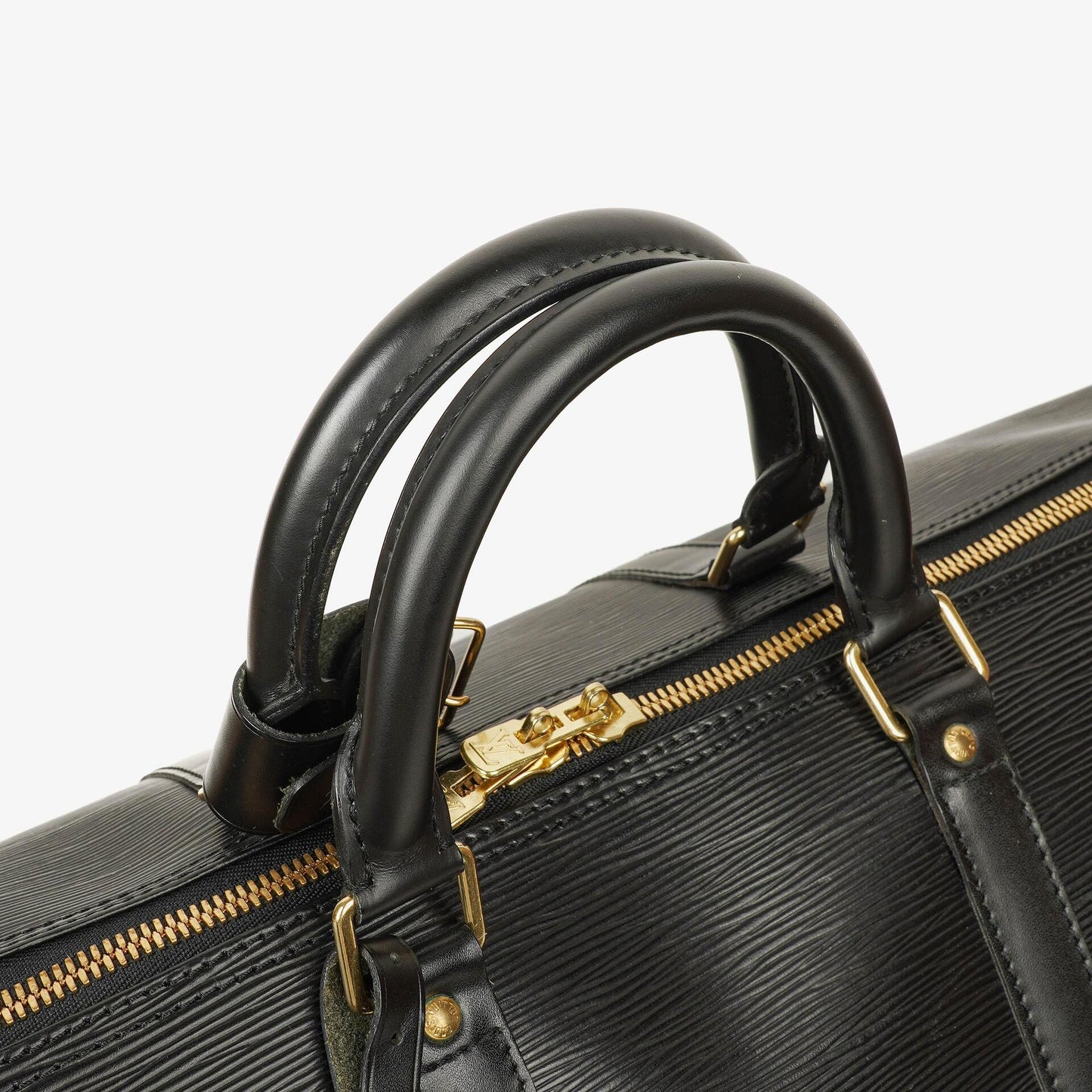 Louis Vuitton Keepall 55 Black EPI Leather Travel Bag