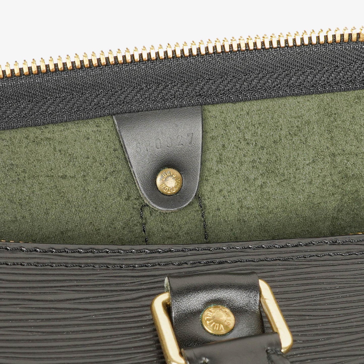 Louis Vuitton Keepall 55 Black EPI Leather Travel Bag