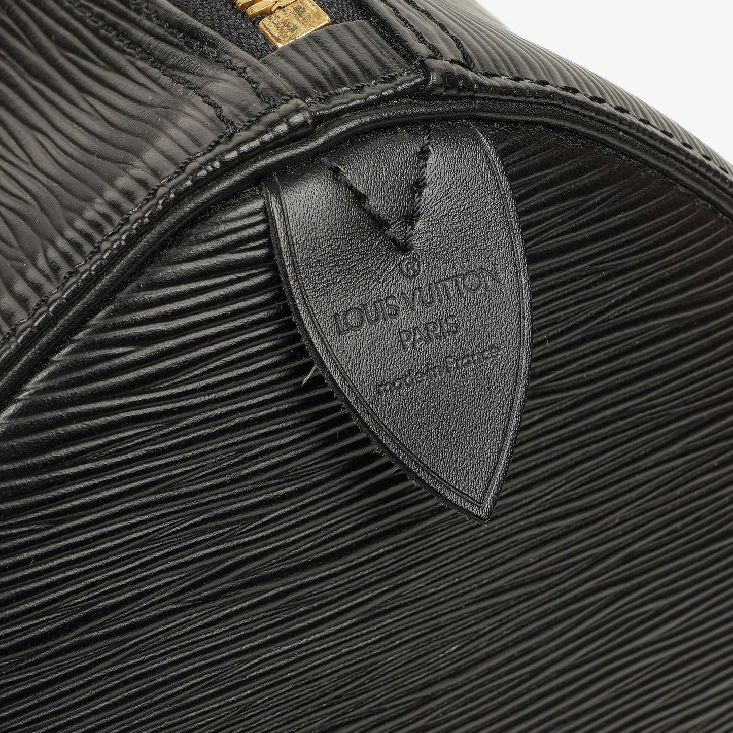 Louis Vuitton Keepall 55 Black EPI Leather Travel Bag