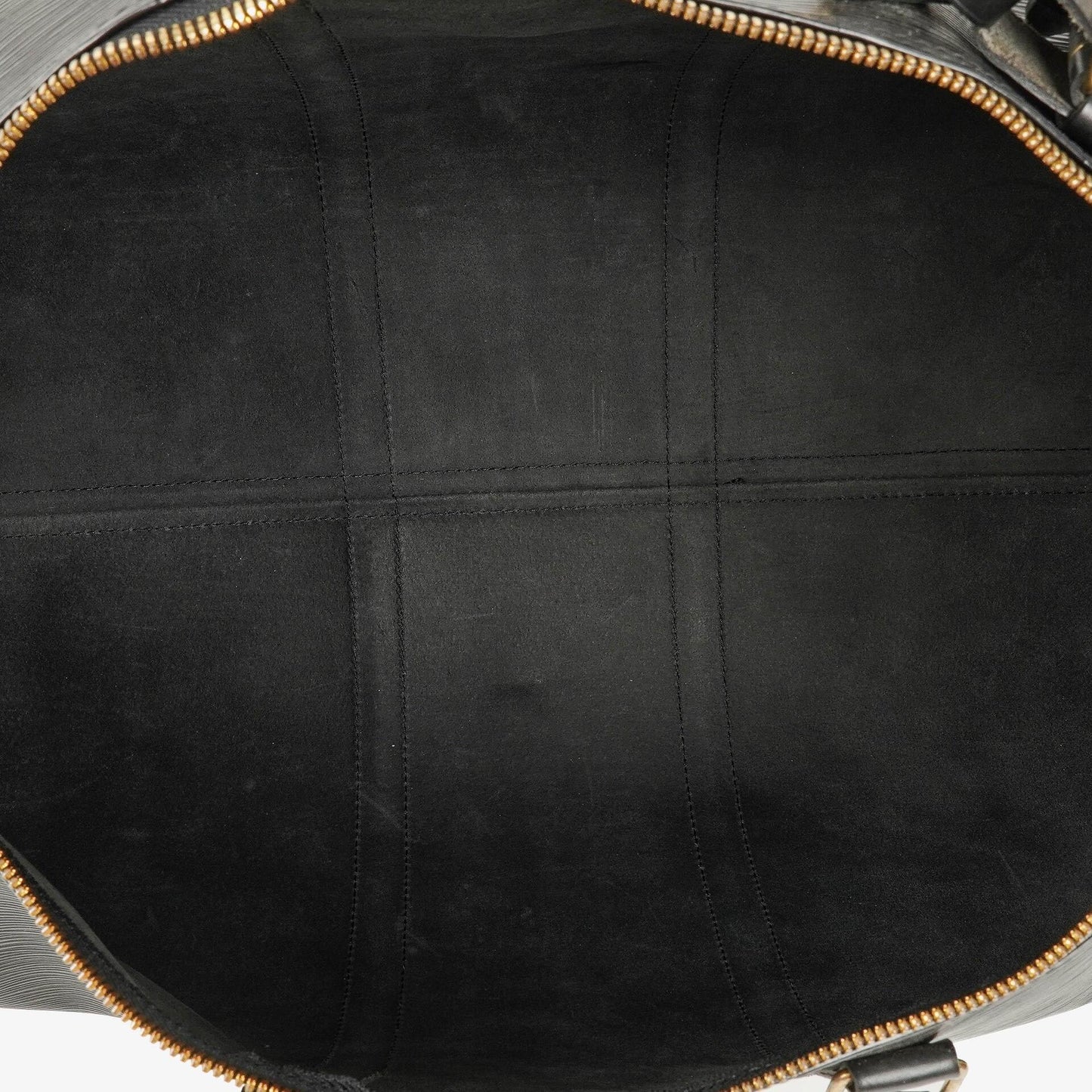 Louis Vuitton Keepall 55 Black EPI Leather Travel Bag