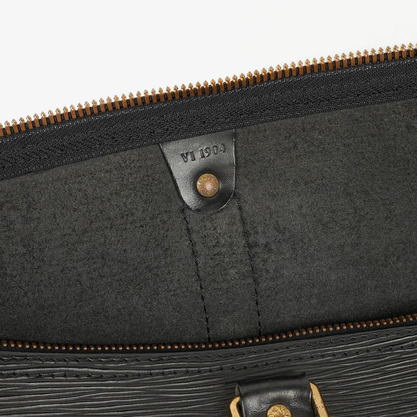 Louis Vuitton Keepall 55 Black EPI Leather Travel Bag