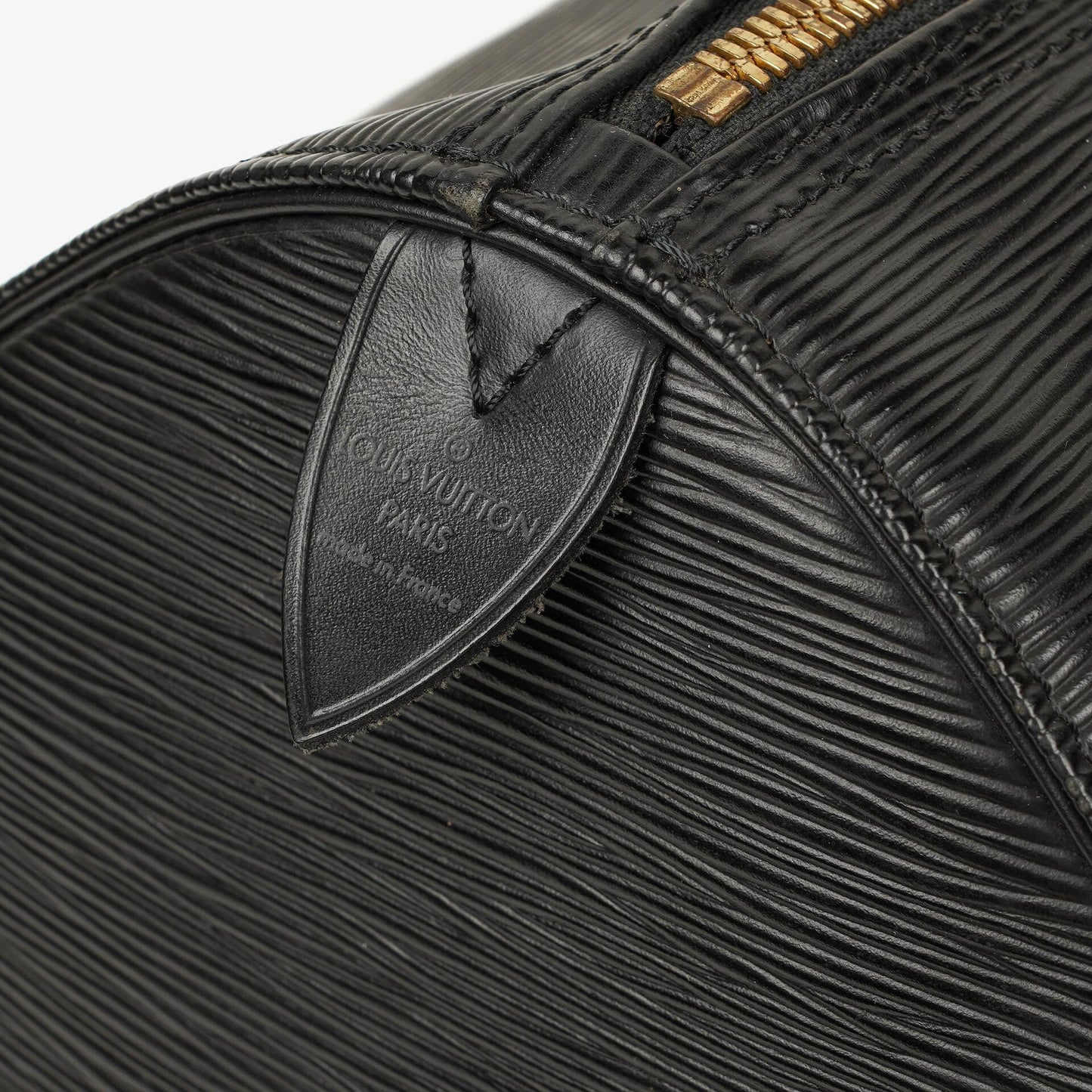 Louis Vuitton Keepall 55 Black EPI Leather Travel Bag