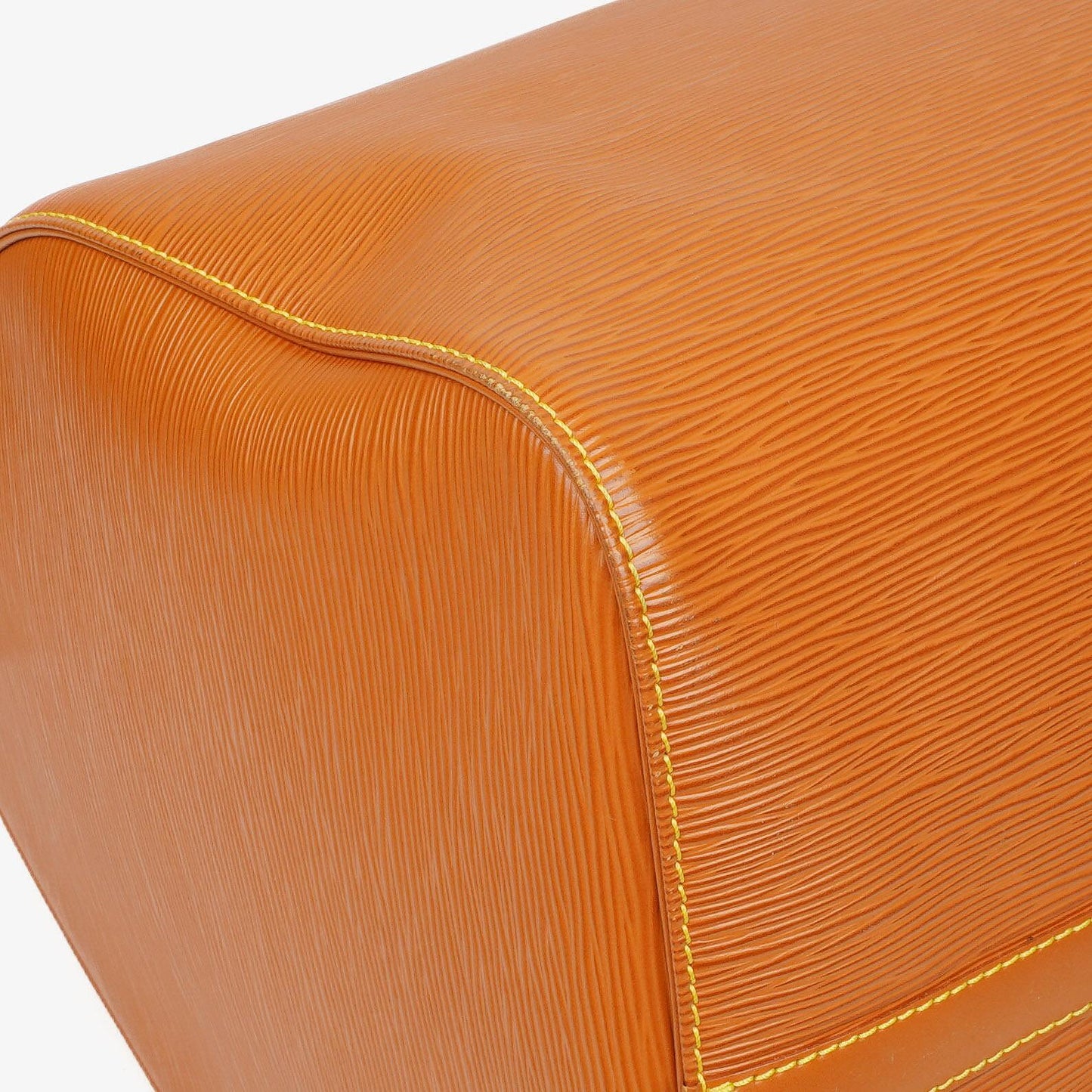 Louis Vuitton Keepall 55 Cognac EPI Leather Travel Bag