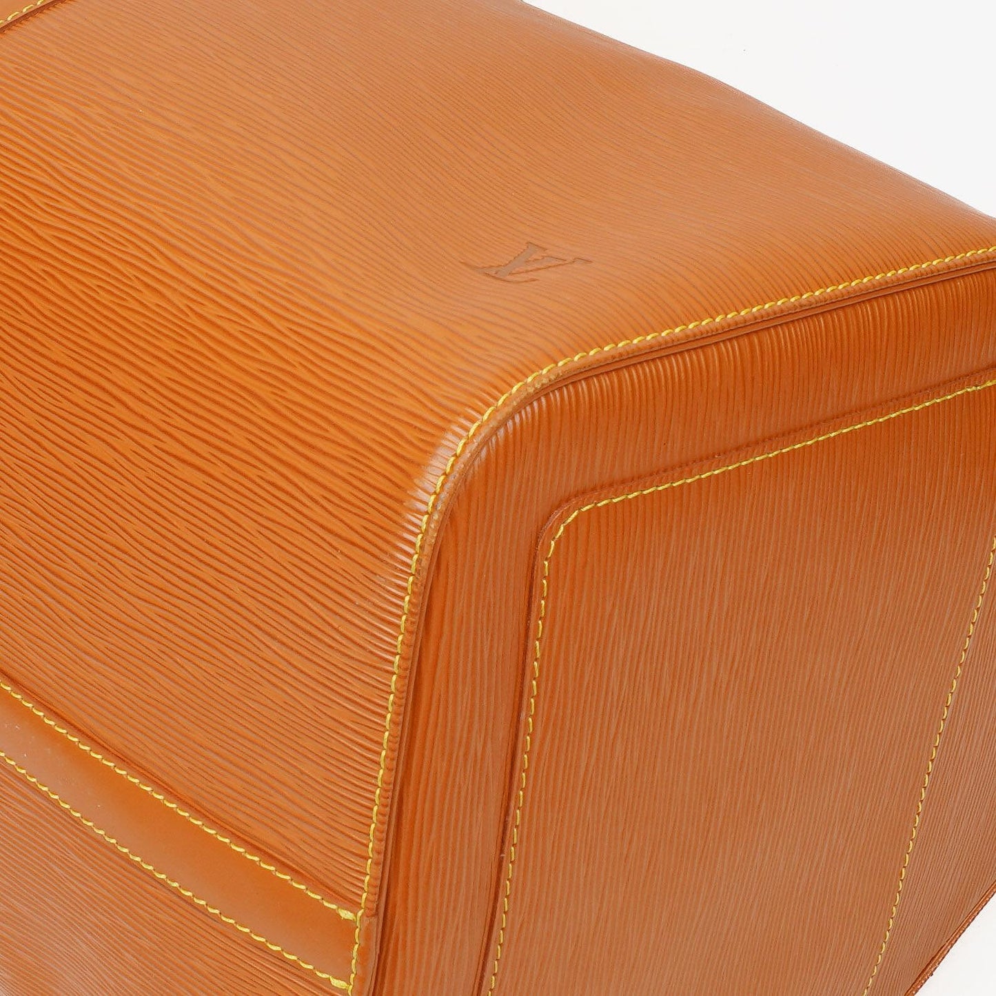 Louis Vuitton Keepall 55 Cognac EPI Leather Travel Bag