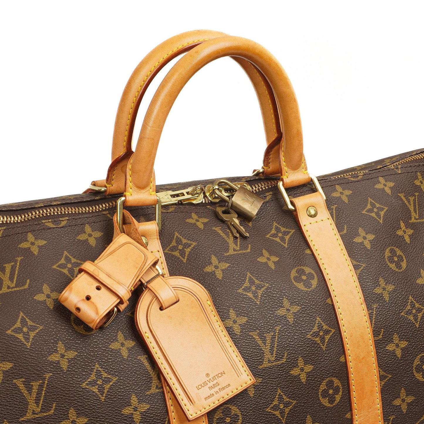 Louis Vuitton Keepall 55 Monogram Canvas Travel Bag
