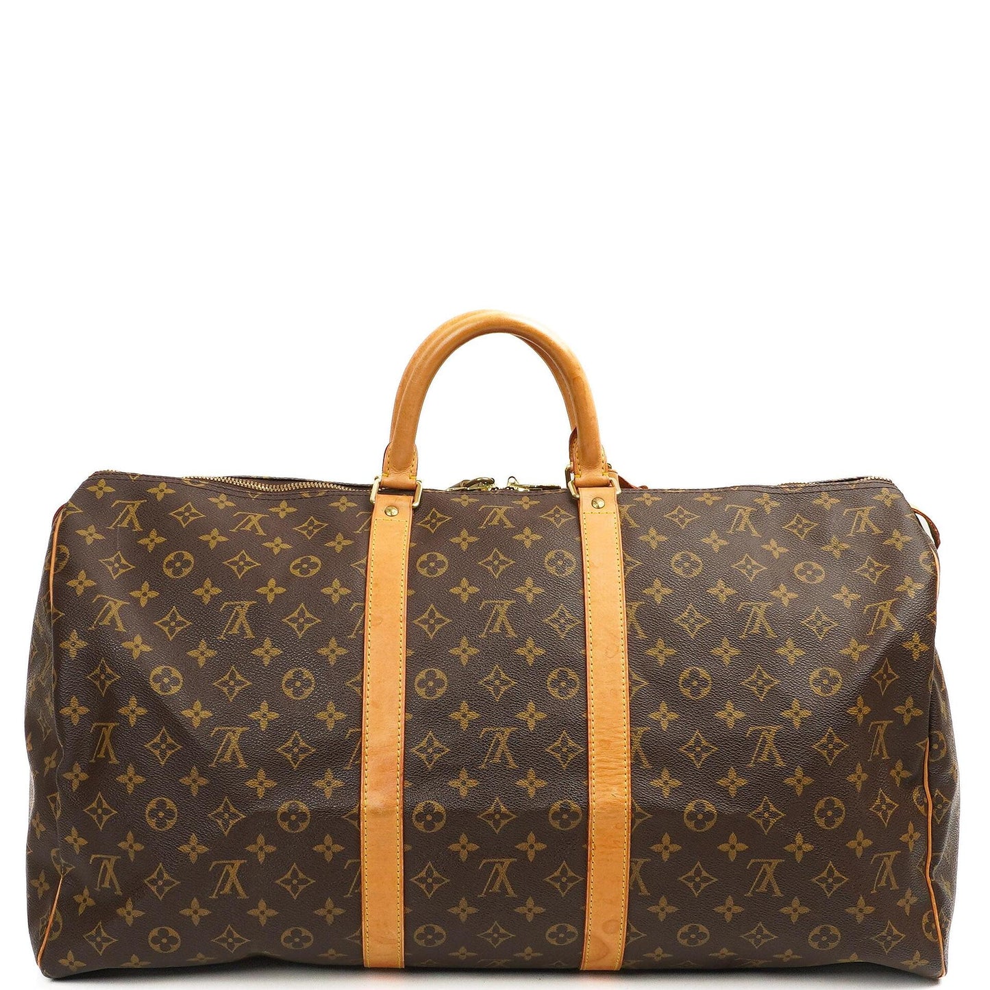 Louis Vuitton Keepall 55 Monogram Canvas Travel Bag